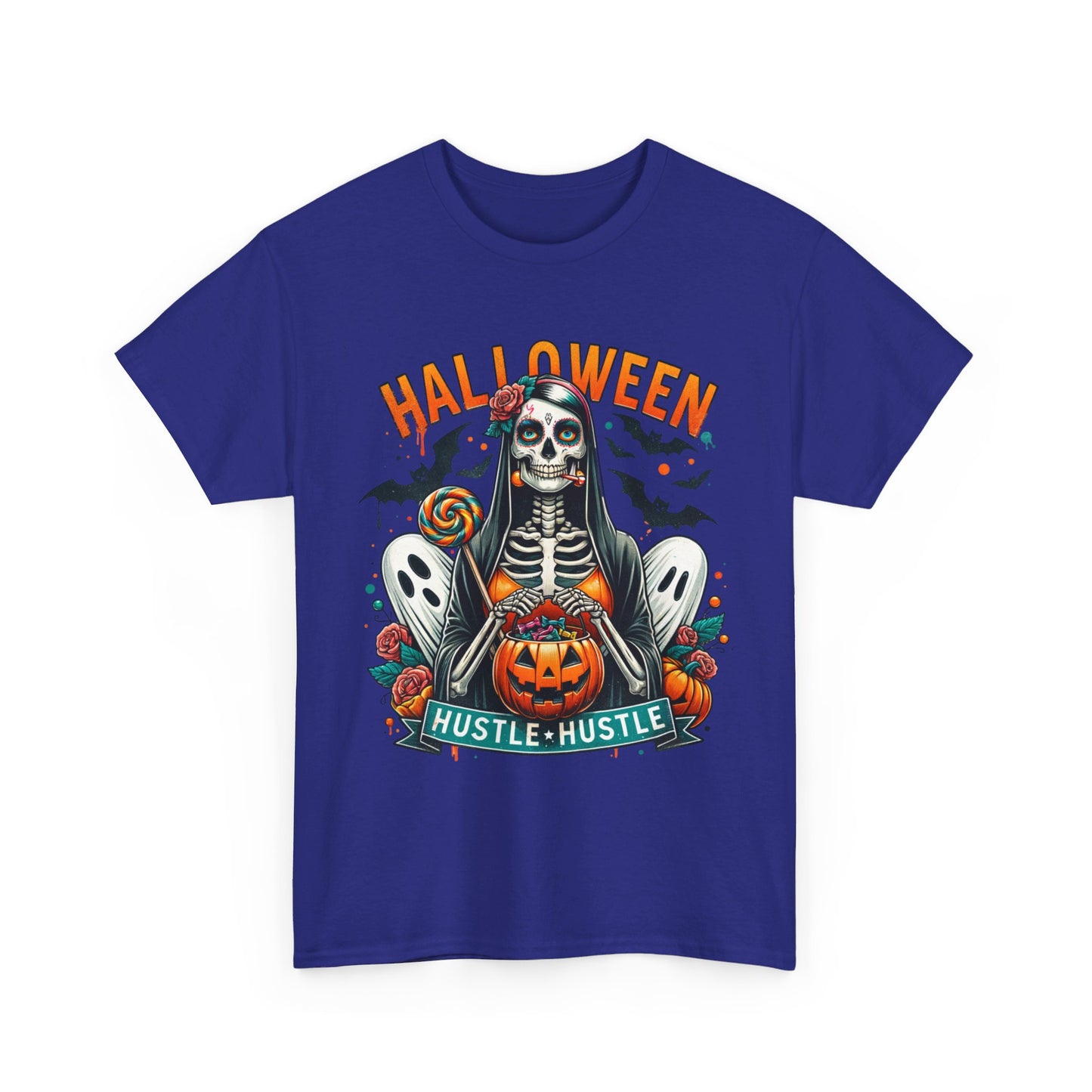 Halloween Hustle Hustle Unisex Heavy Cotton Tee