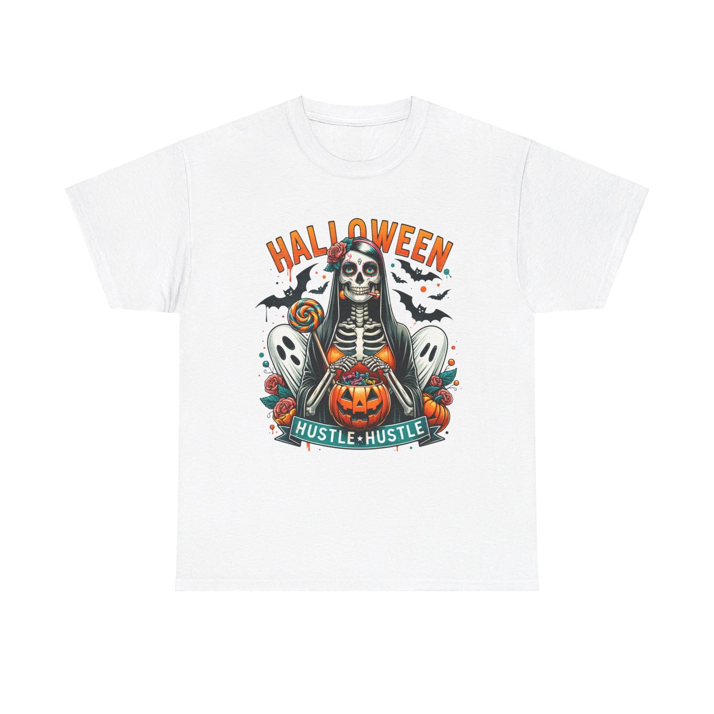 Halloween Hustle Hustle Unisex Heavy Cotton Tee