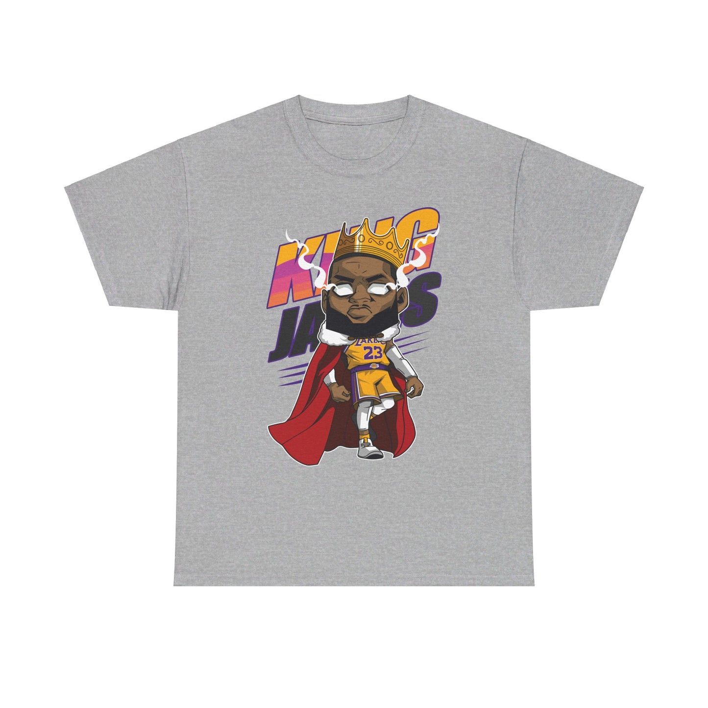 King James Crown Cape Unisex Heavy Cotton Tee