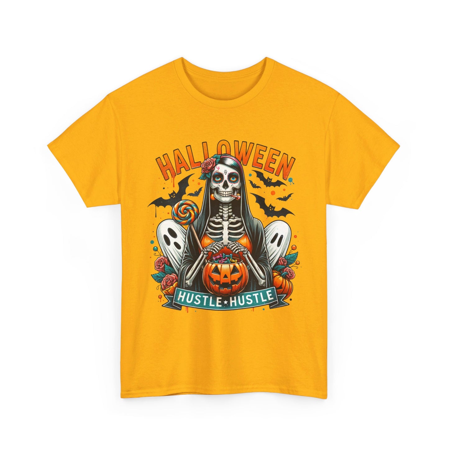 Halloween Hustle Hustle Unisex Heavy Cotton Tee
