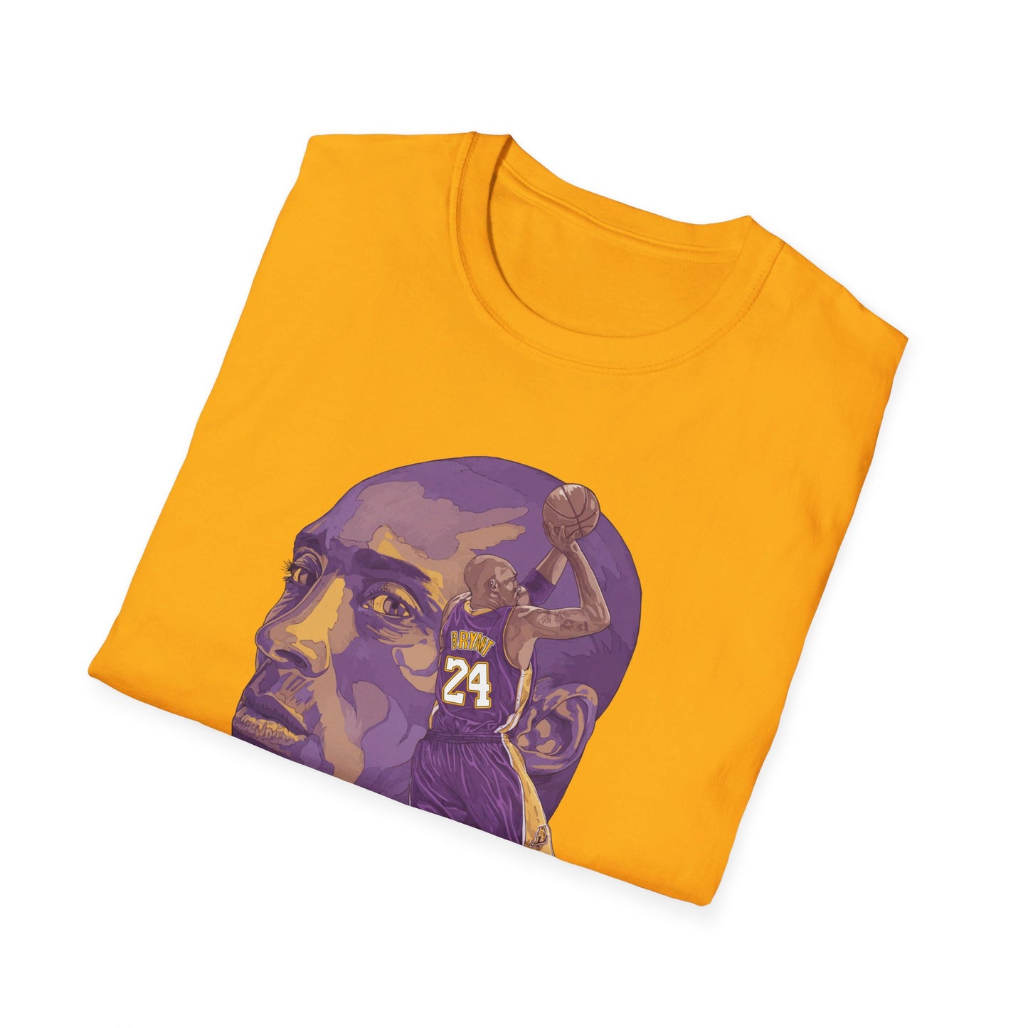 Kobe Bryant Head Shot Unisex Soft style T-Shirt