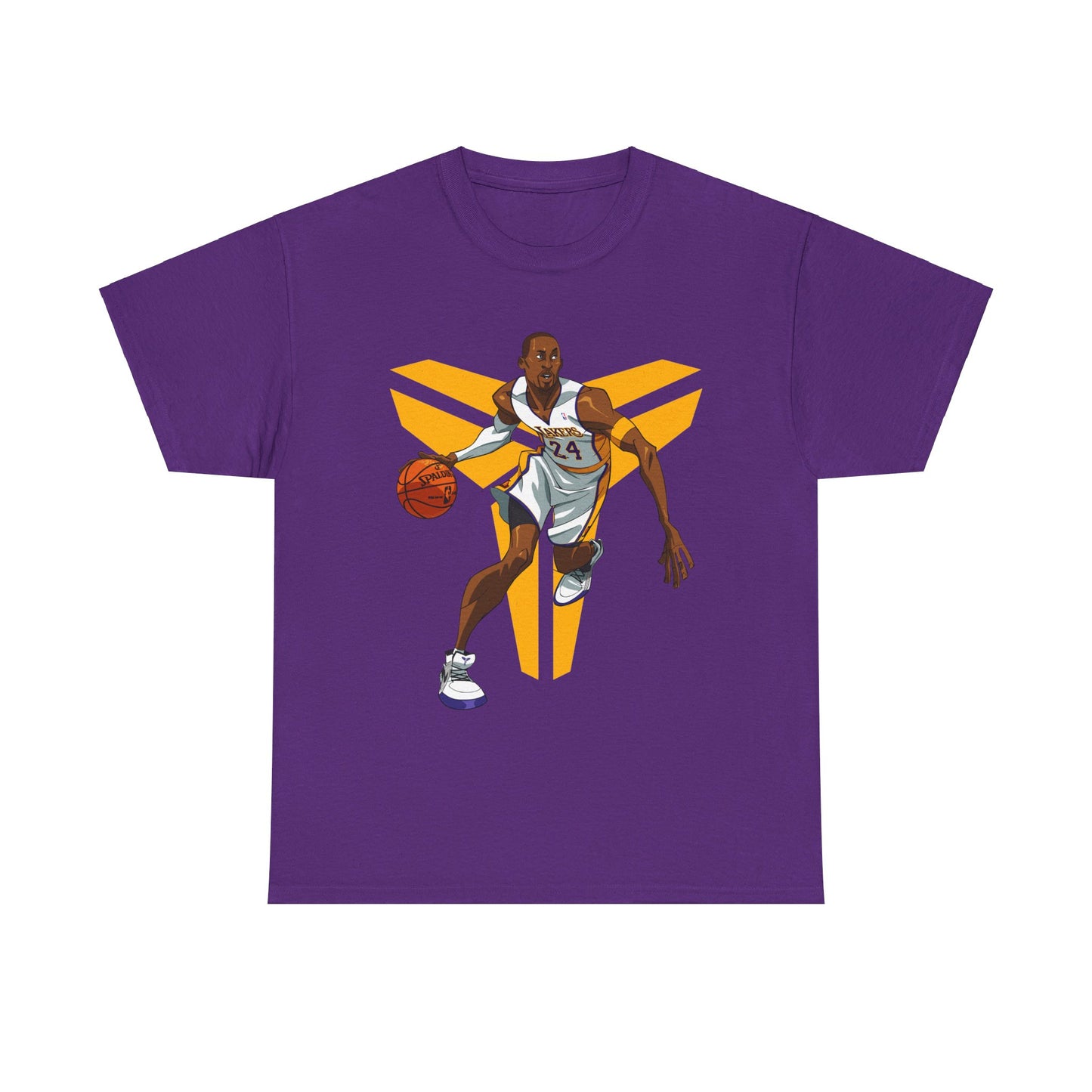 Kobe Bryant Logo Dribble Unisex Heavy Cotton Tee