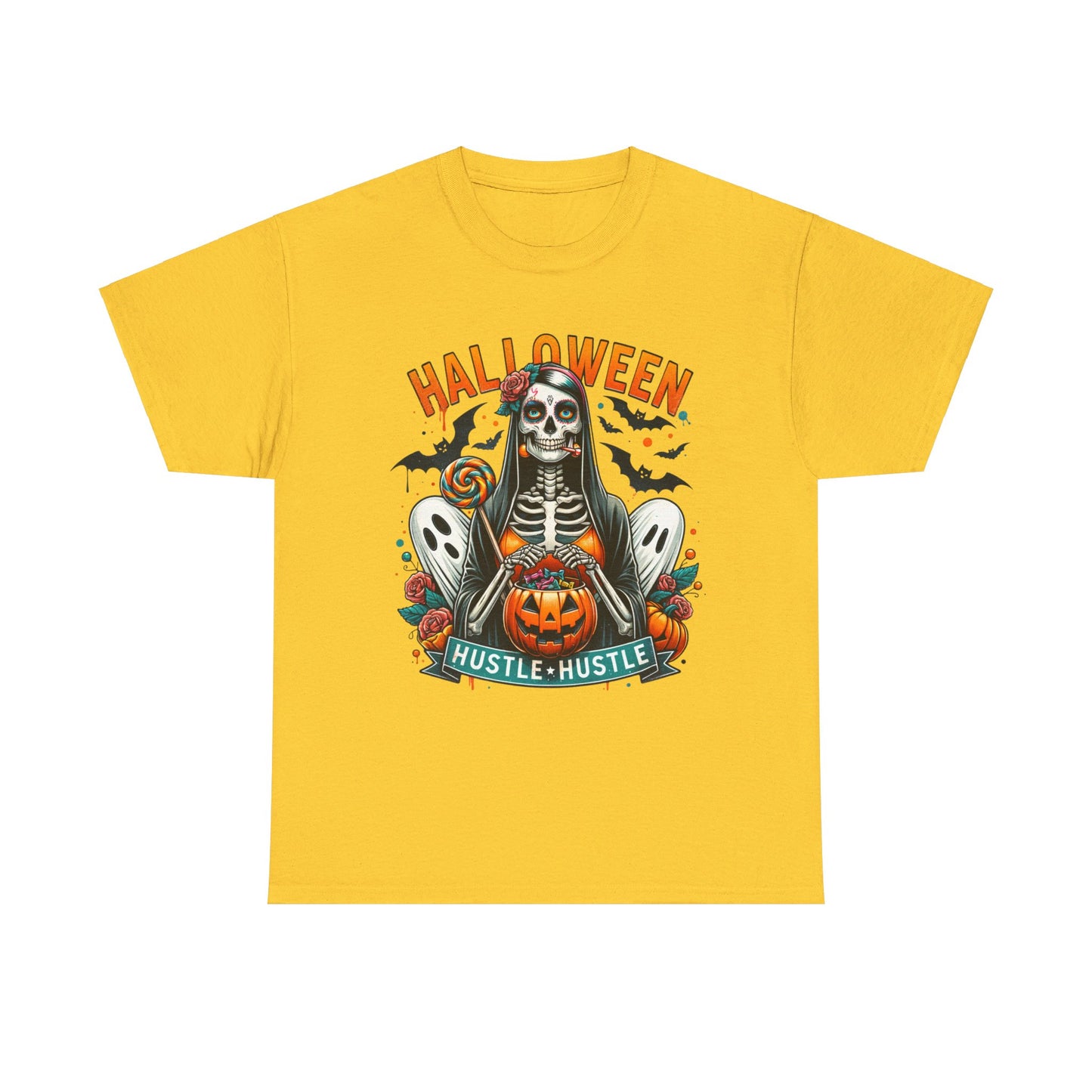 Halloween Hustle Hustle Unisex Heavy Cotton Tee