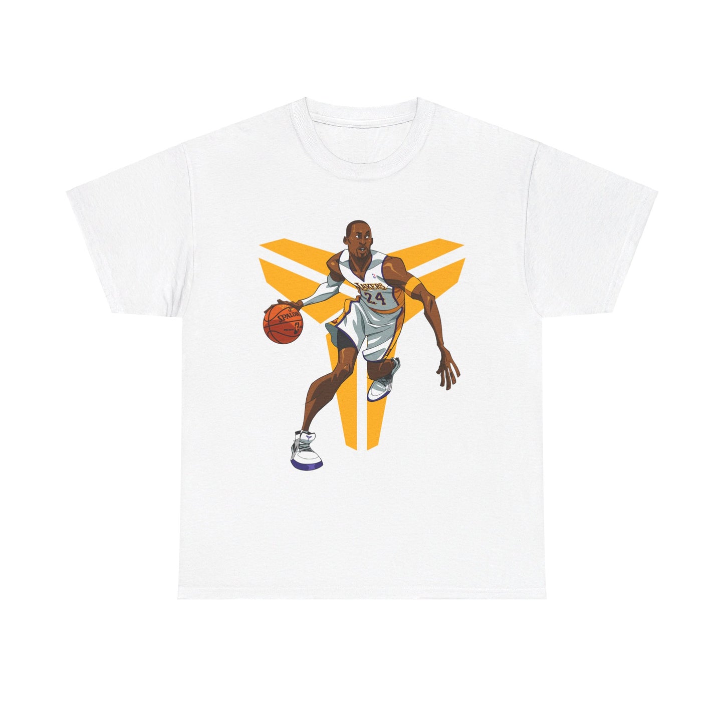 Kobe Bryant Logo Dribble Unisex Heavy Cotton Tee