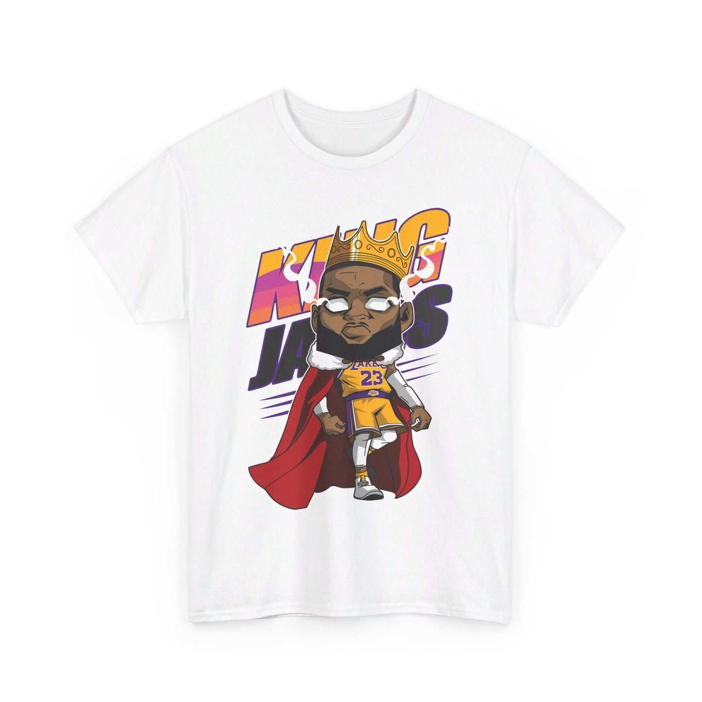 King James Crown Cape Unisex Heavy Cotton Tee