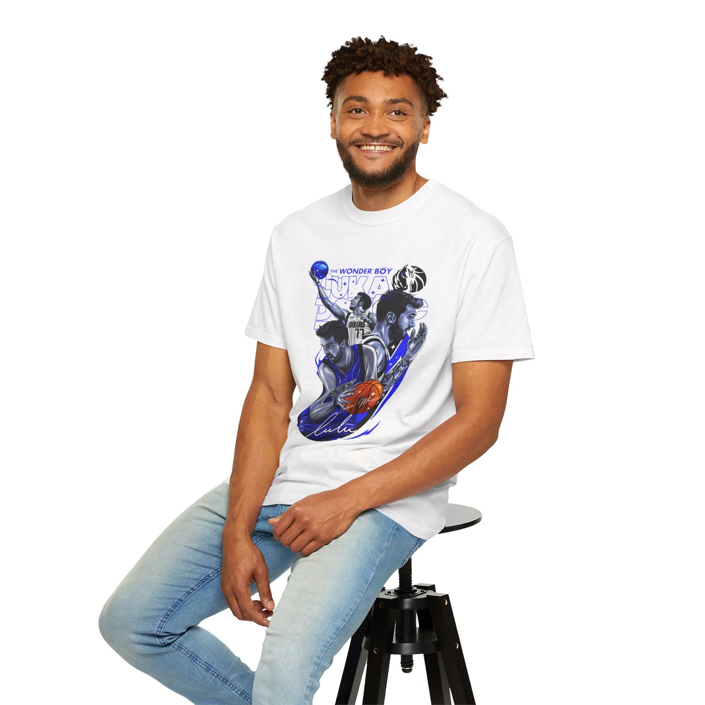 Luka Doncic Dallas Unisex Garment-Dyed T-shirt