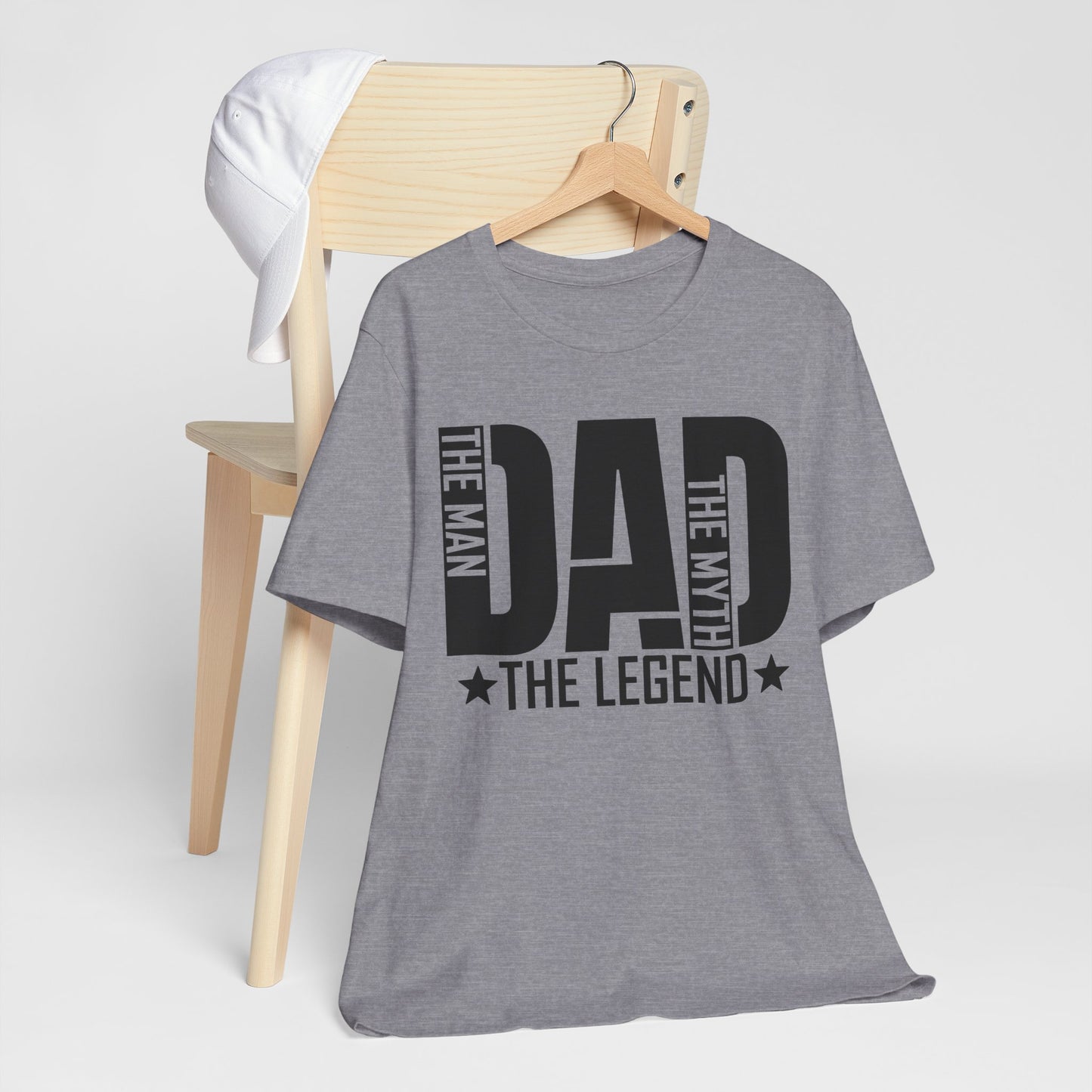 The Man The Myth The Legend Dad Unisex Short Sleeve Tee - Perfect Father's Day Gift