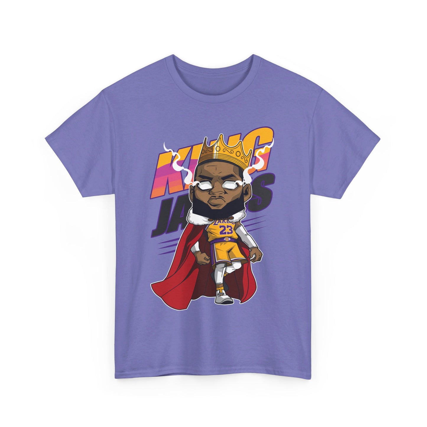 King James Crown Cape Unisex Heavy Cotton Tee