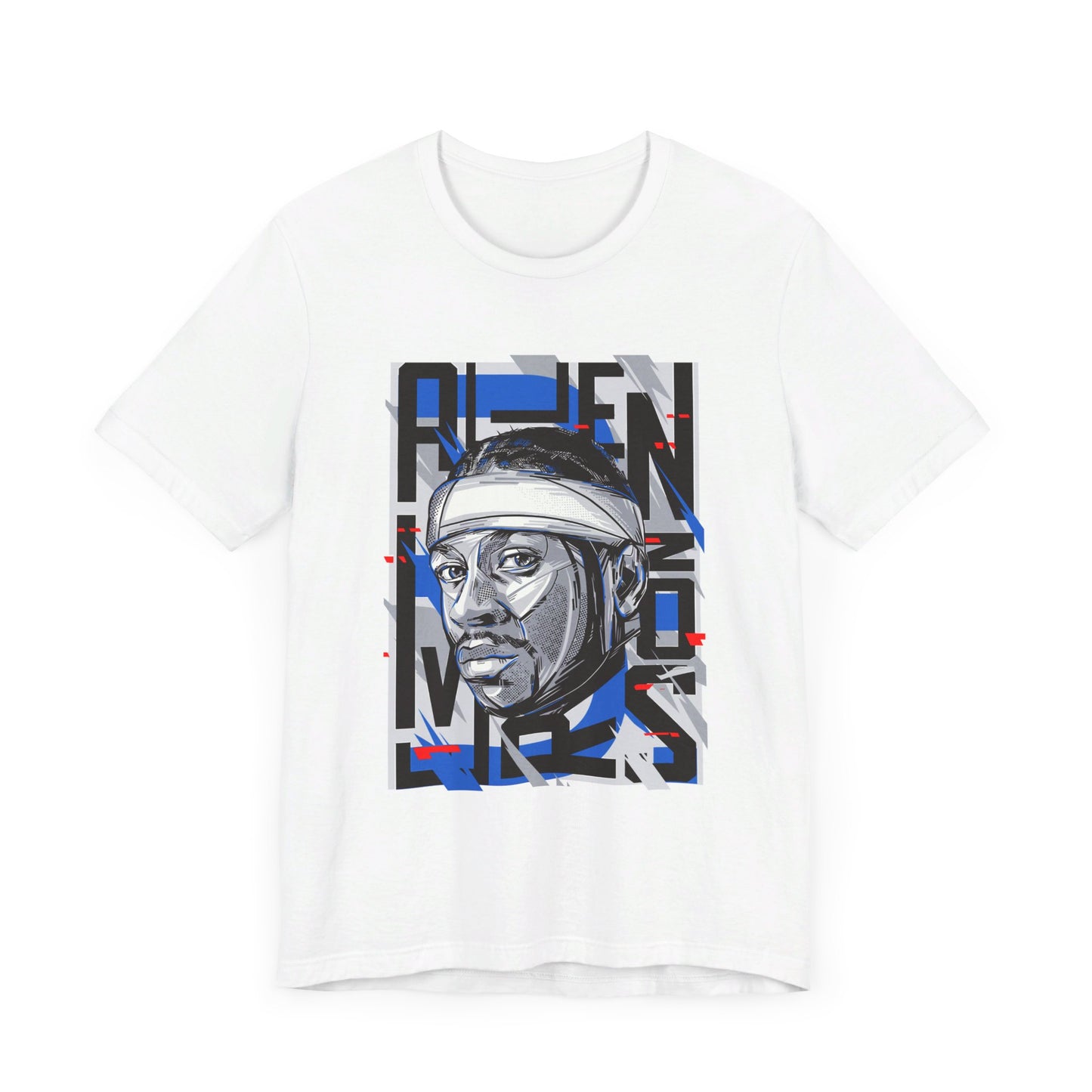 Allen Iverson Art Unisex Jersey Short Sleeve Tee