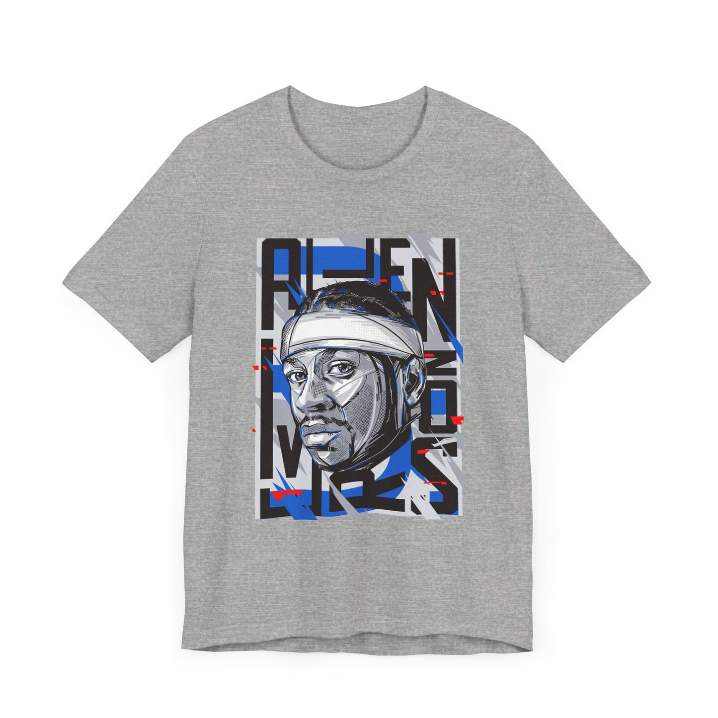 Allen Iverson Art Unisex Jersey Short Sleeve Tee
