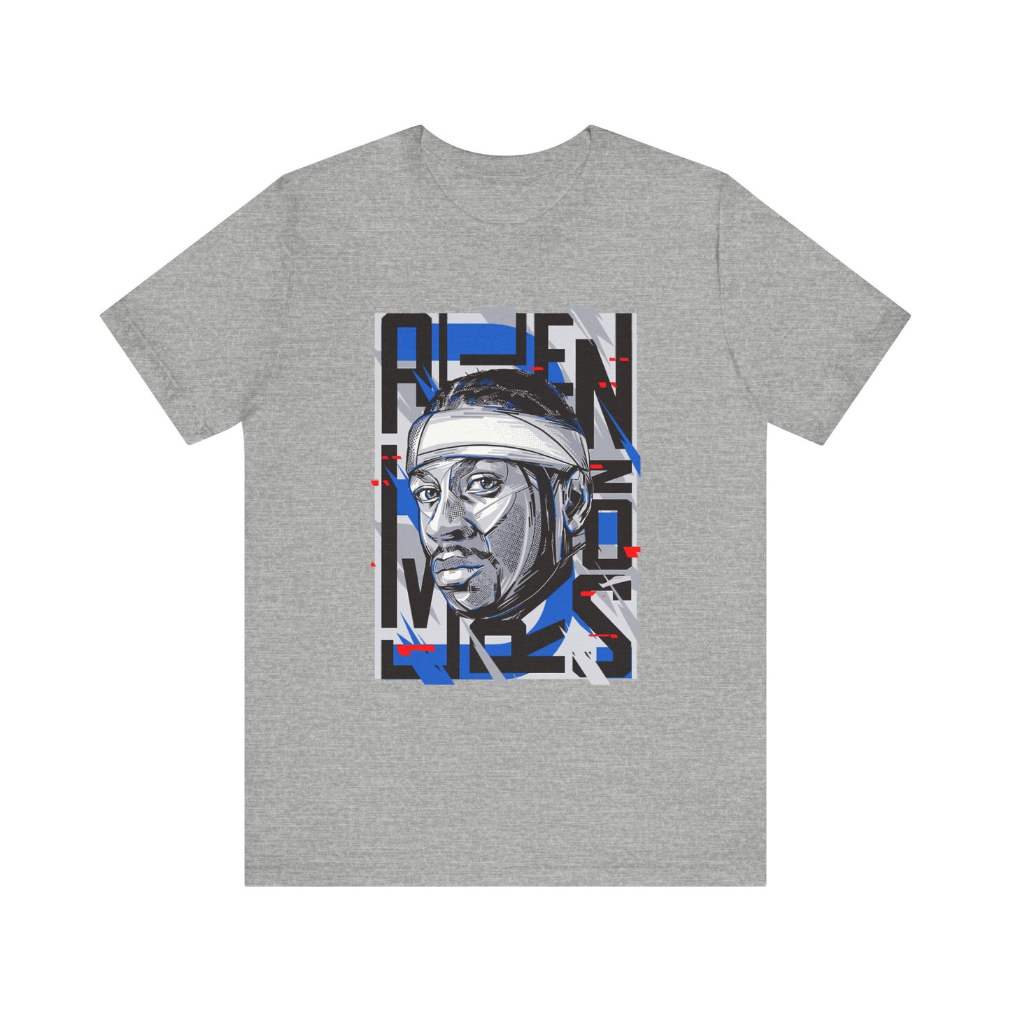 Allen Iverson Art Unisex Jersey Short Sleeve Tee