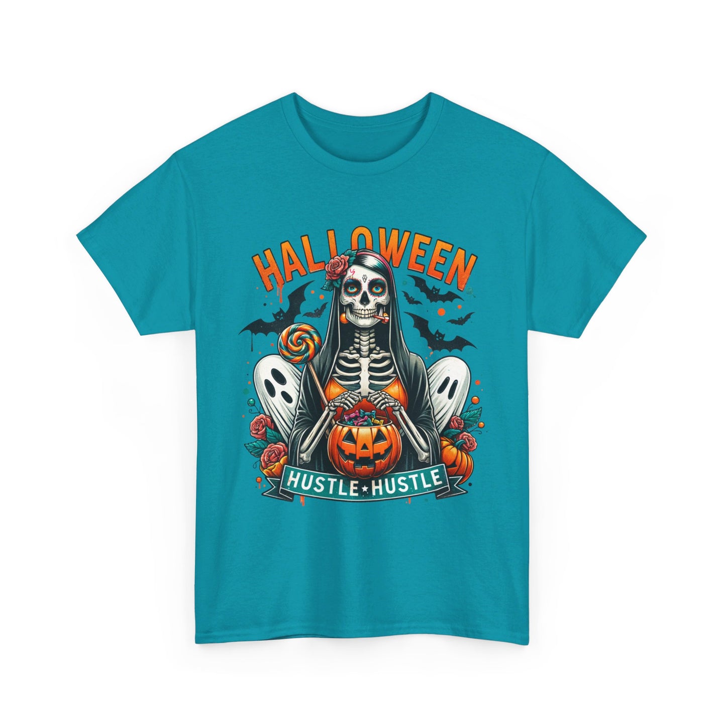 Halloween Hustle Hustle Unisex Heavy Cotton Tee