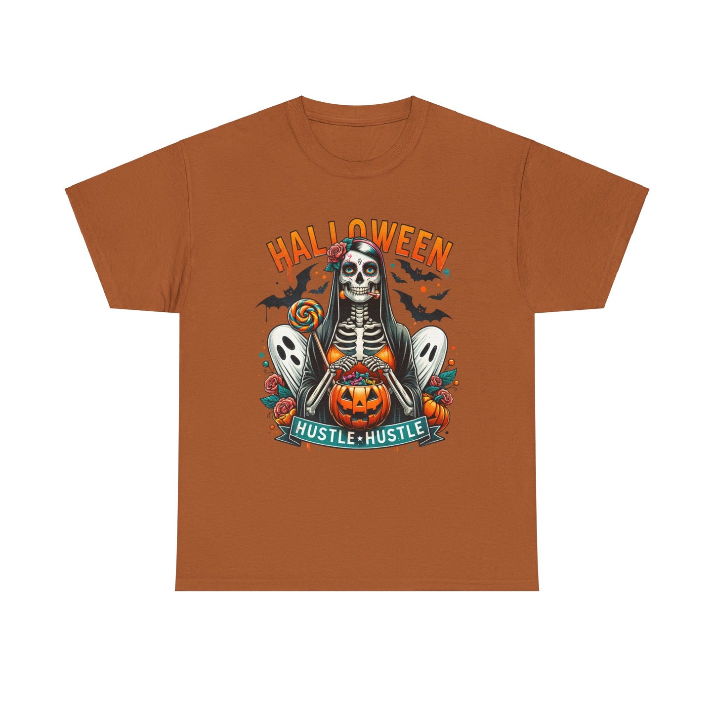 Halloween Hustle Hustle Unisex Heavy Cotton Tee
