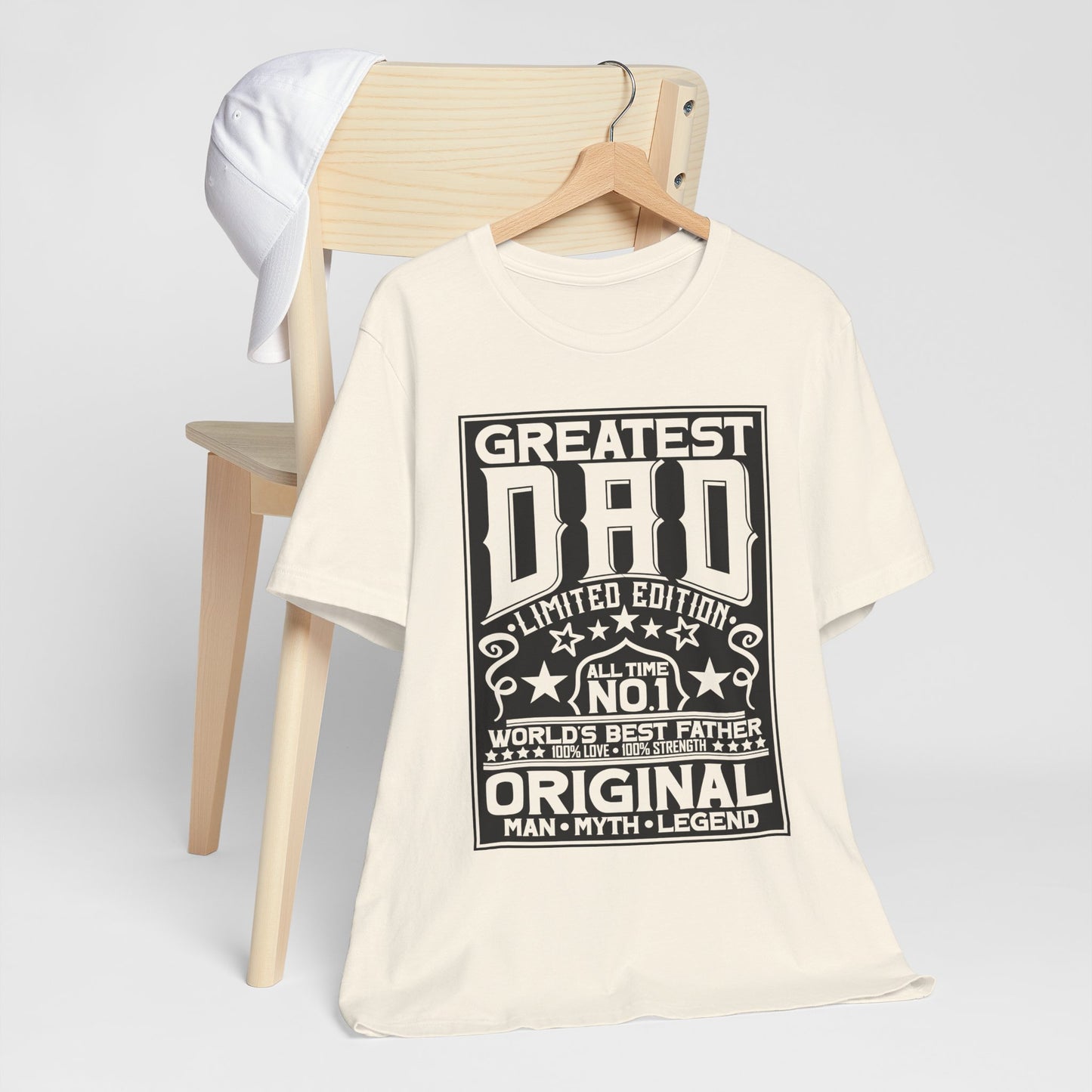 Greatest Dad T-Shirt, Father's Day Gift, Unisex Jersey Tee, Dad Humor Shirt, Limited Edition, Unique Father's Day Apparel