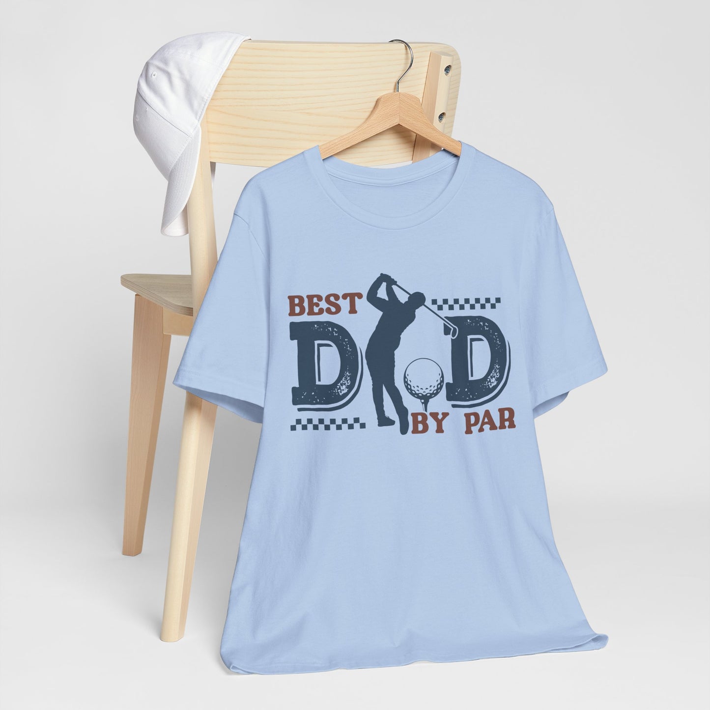 Best Dad By Par Golf Tee - Unisex Jersey Short Sleeve Shirt