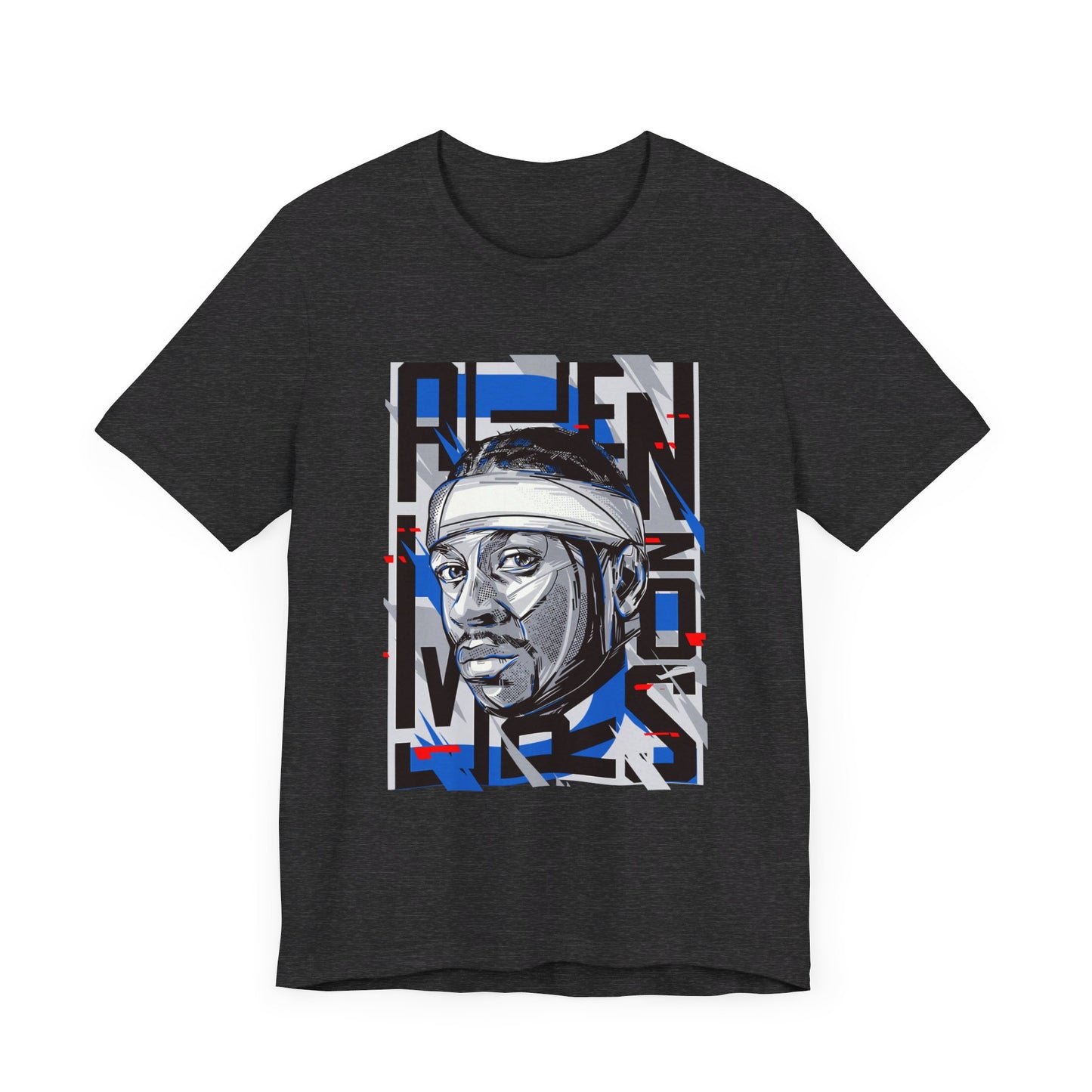 Allen Iverson Art Unisex Jersey Short Sleeve Tee