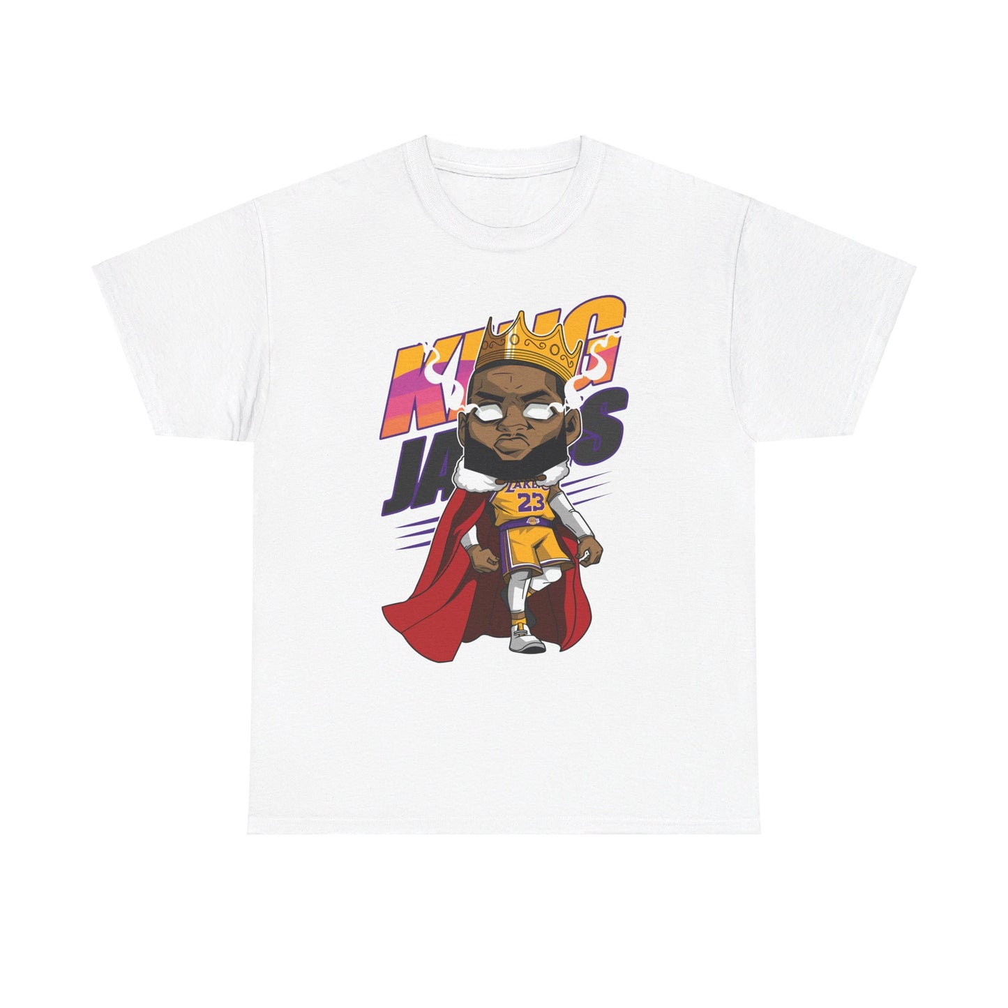 King James Crown Cape Unisex Heavy Cotton Tee