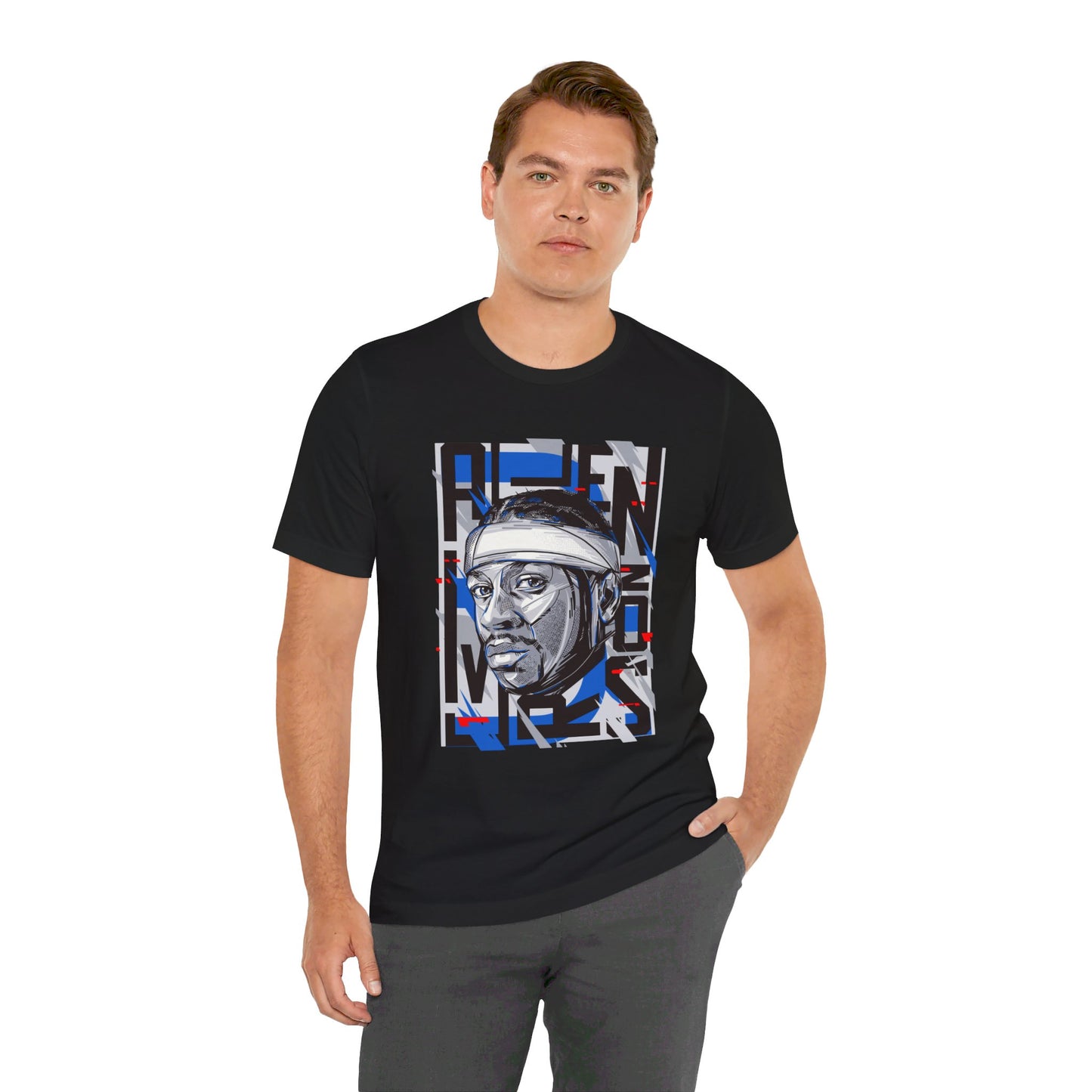 Allen Iverson Art Unisex Jersey Short Sleeve Tee