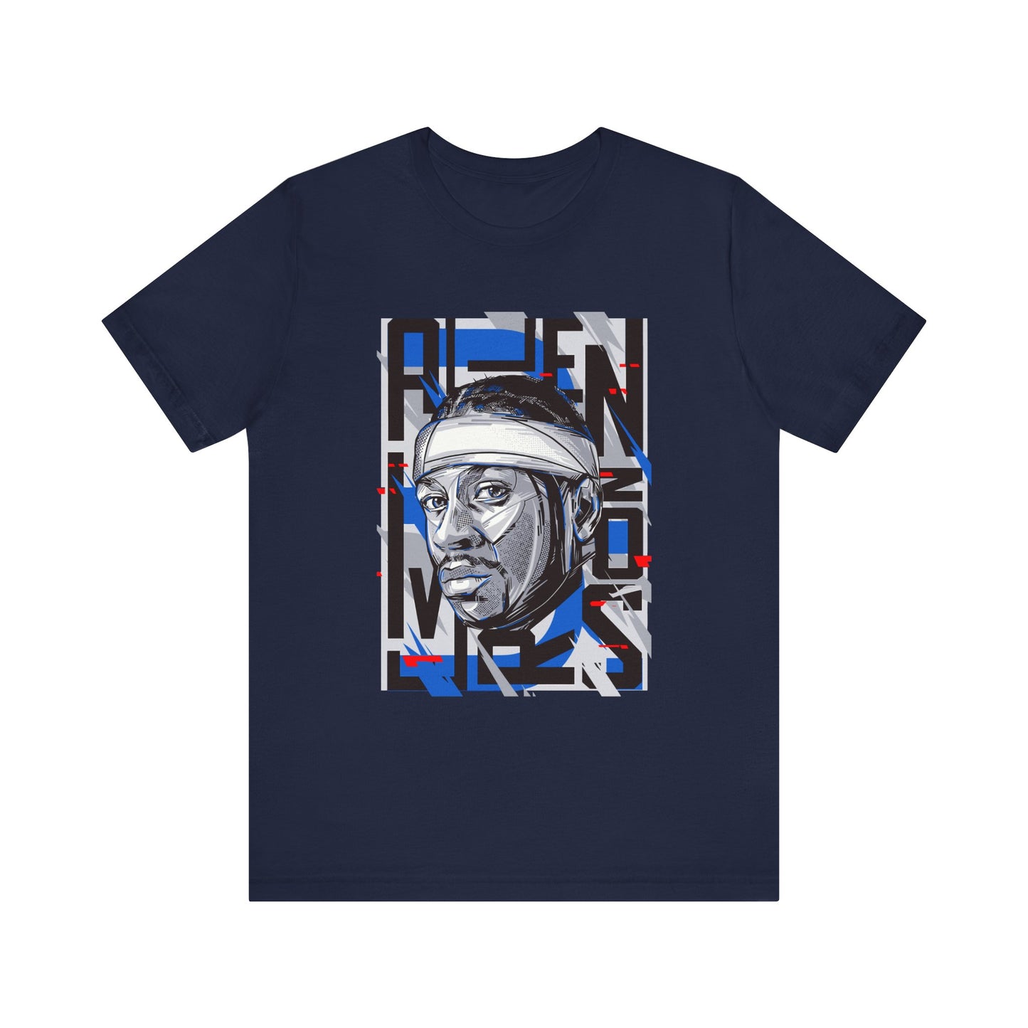 Allen Iverson Art Unisex Jersey Short Sleeve Tee