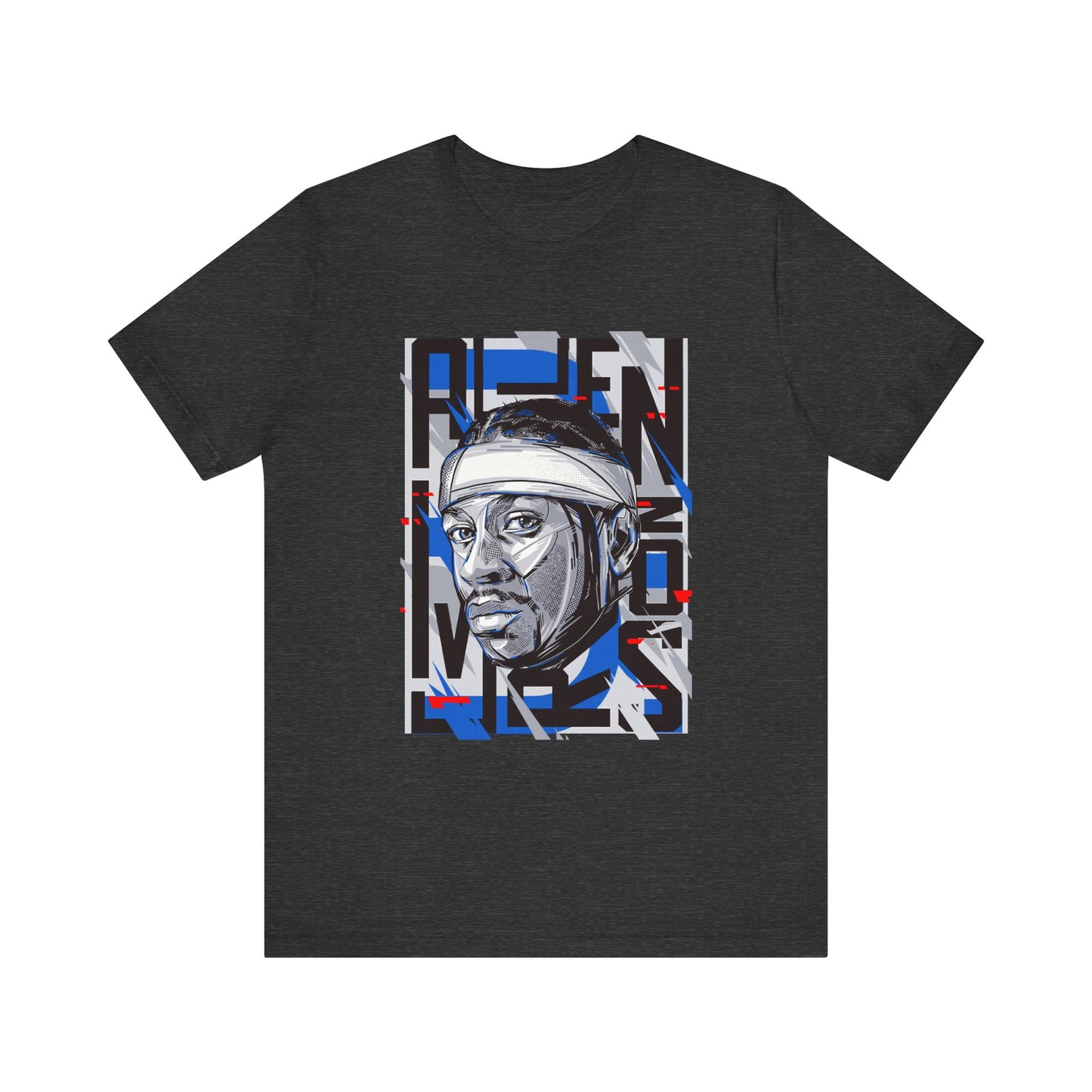 Allen Iverson Art Unisex Jersey Short Sleeve Tee