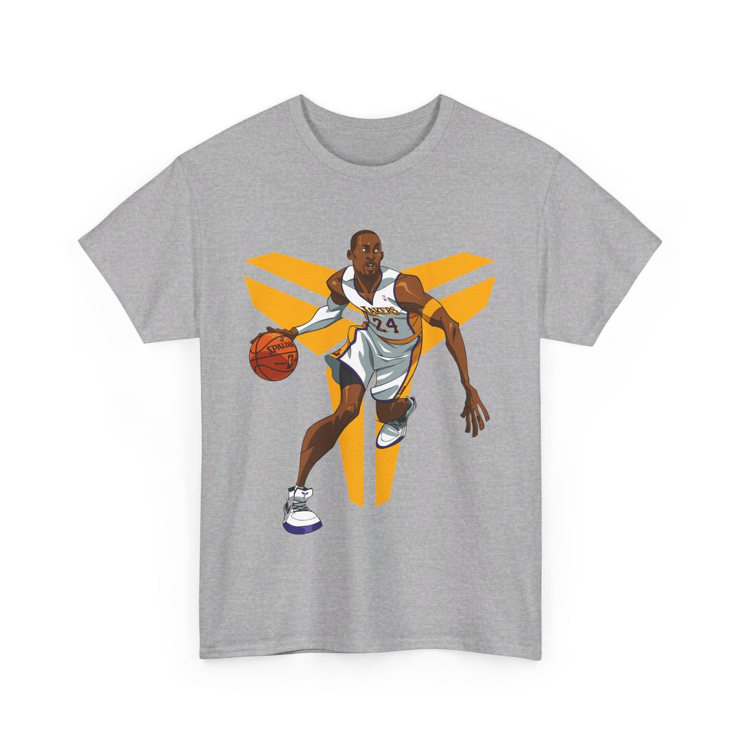 Kobe Bryant Logo Dribble Unisex Heavy Cotton Tee