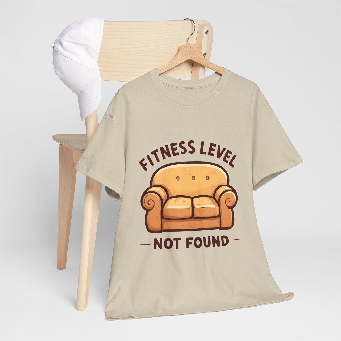 "Fitness Level Not Found" Couch Comfortable Unisex TeeDesign