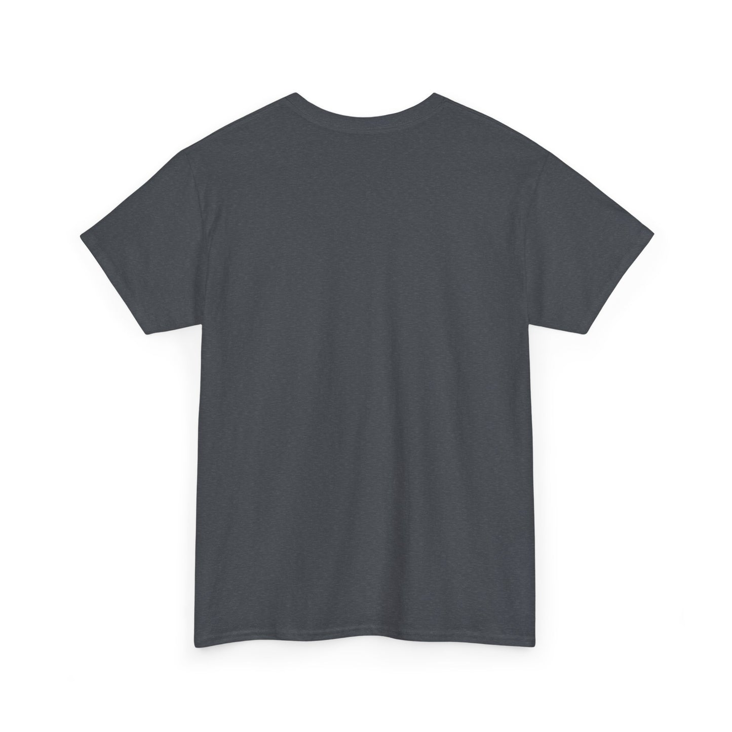 My Stomach Is Flat The "L" Is Silent Unisex Heavy Cotton Tee - Minimalist Red ‘L’ Design