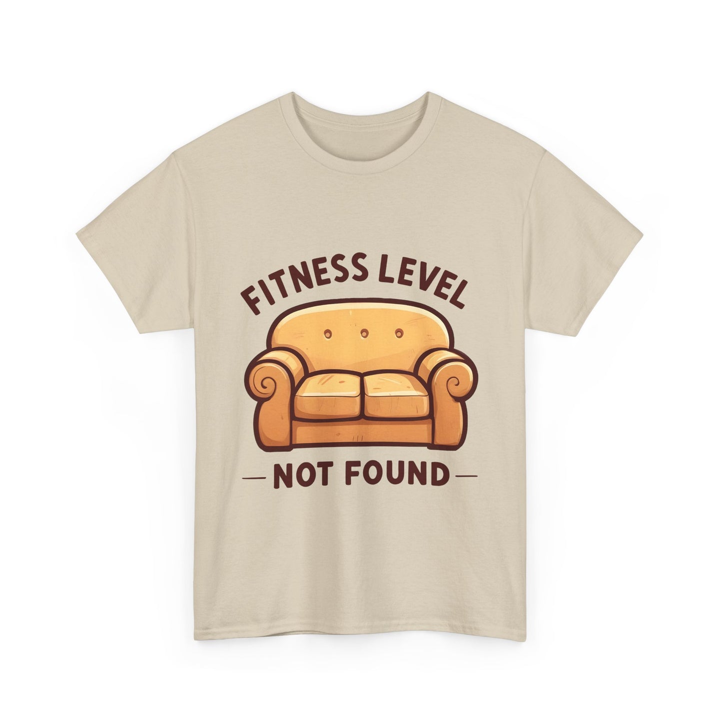 "Fitness Level Not Found" Couch Comfortable Unisex TeeDesign