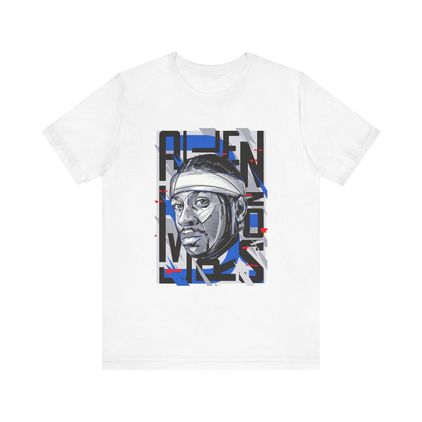 Allen Iverson Art Unisex Jersey Short Sleeve Tee