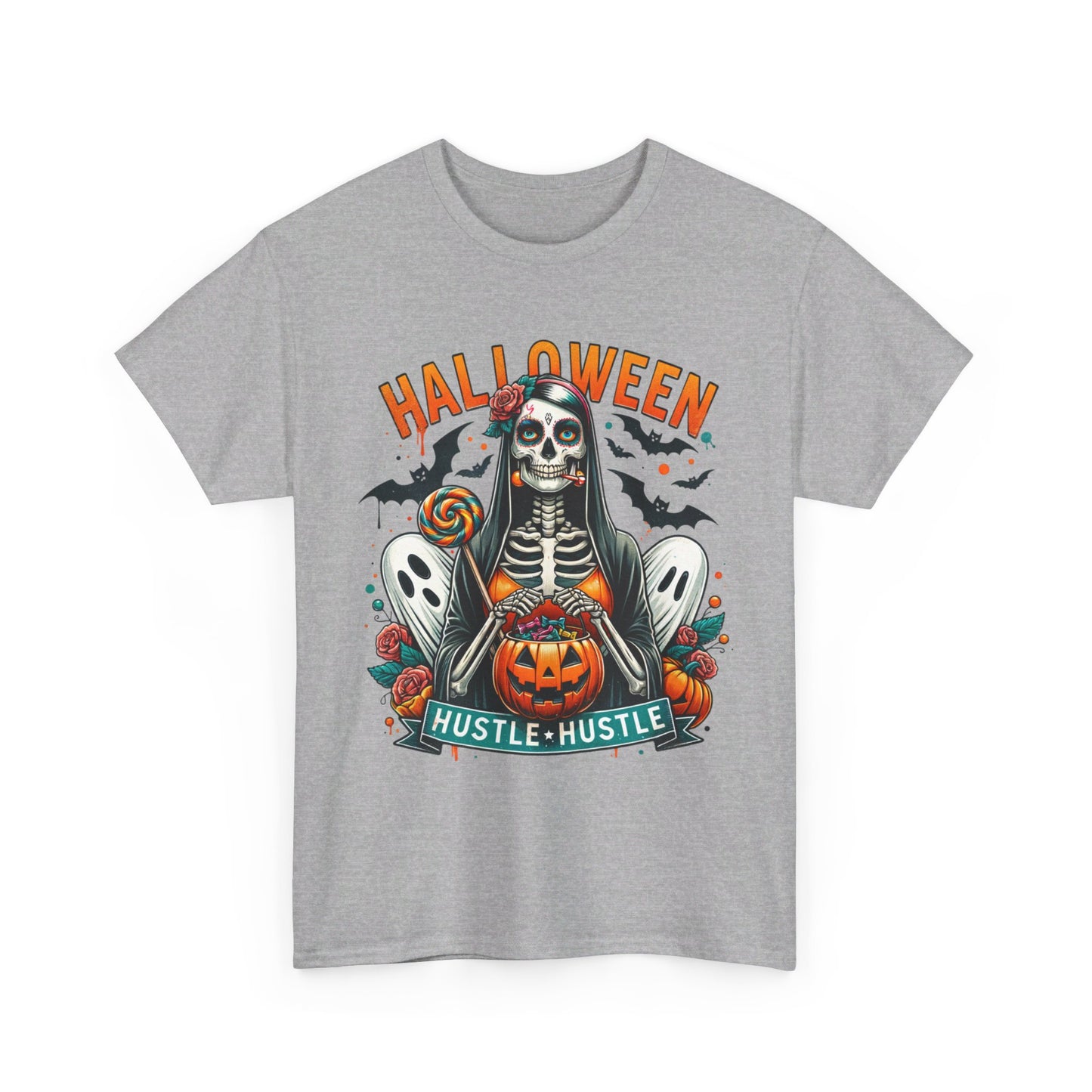 Halloween Hustle Hustle Unisex Heavy Cotton Tee