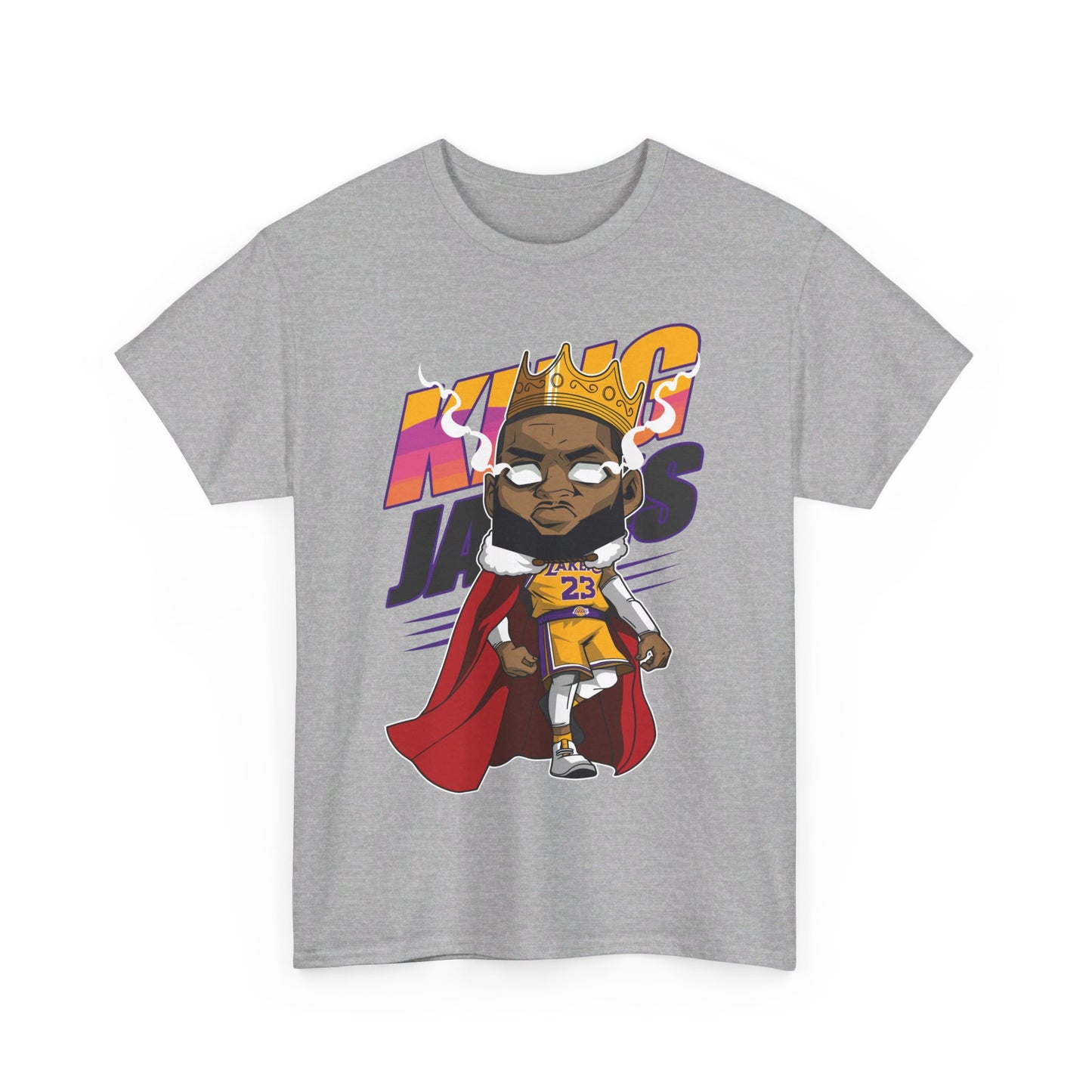 King James Crown Cape Unisex Heavy Cotton Tee