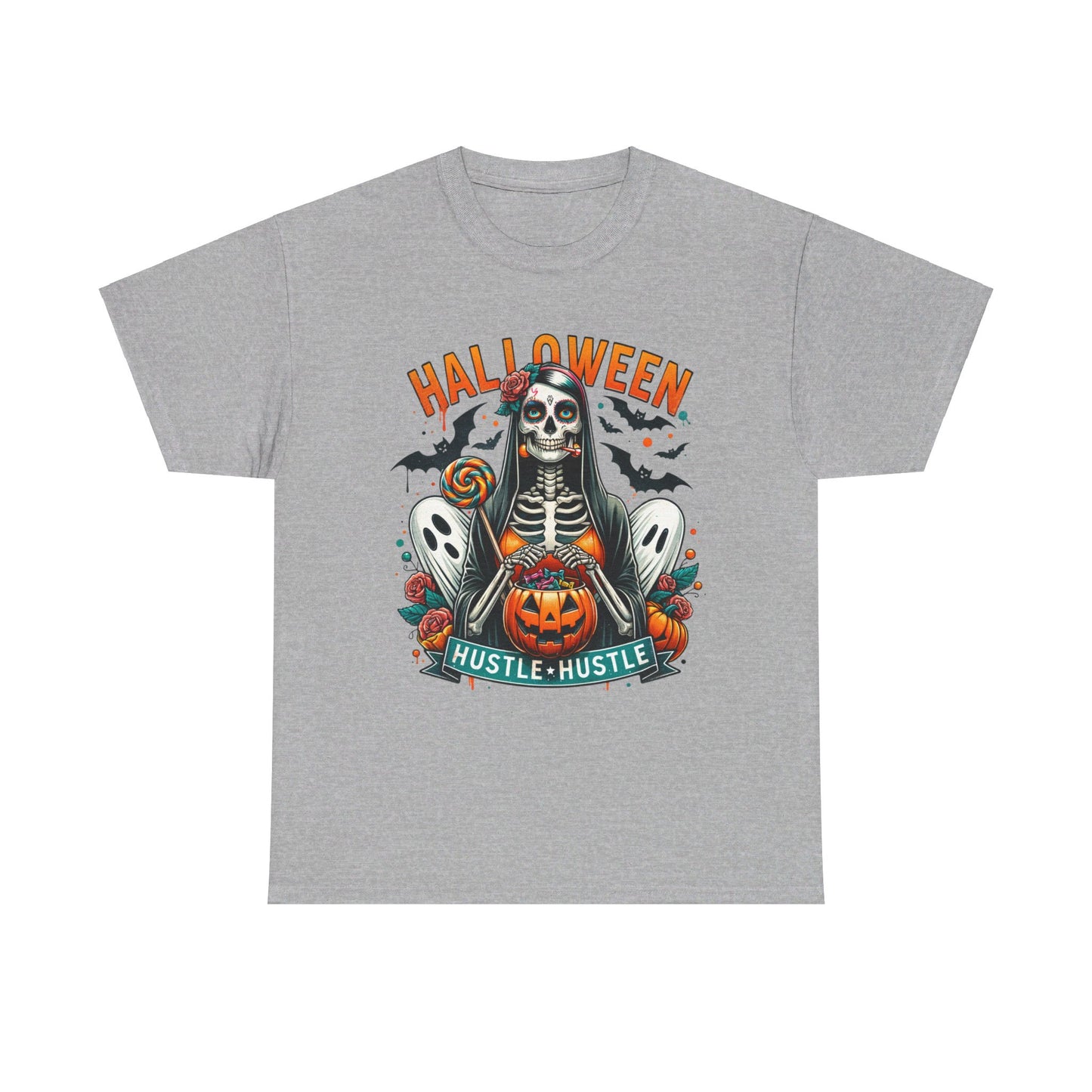 Halloween Hustle Hustle Unisex Heavy Cotton Tee