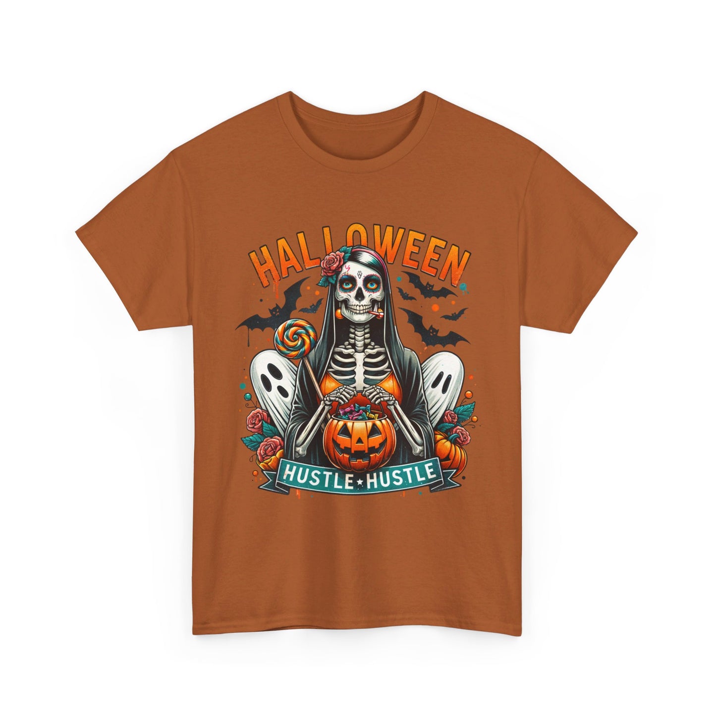 Halloween Hustle Hustle Unisex Heavy Cotton Tee