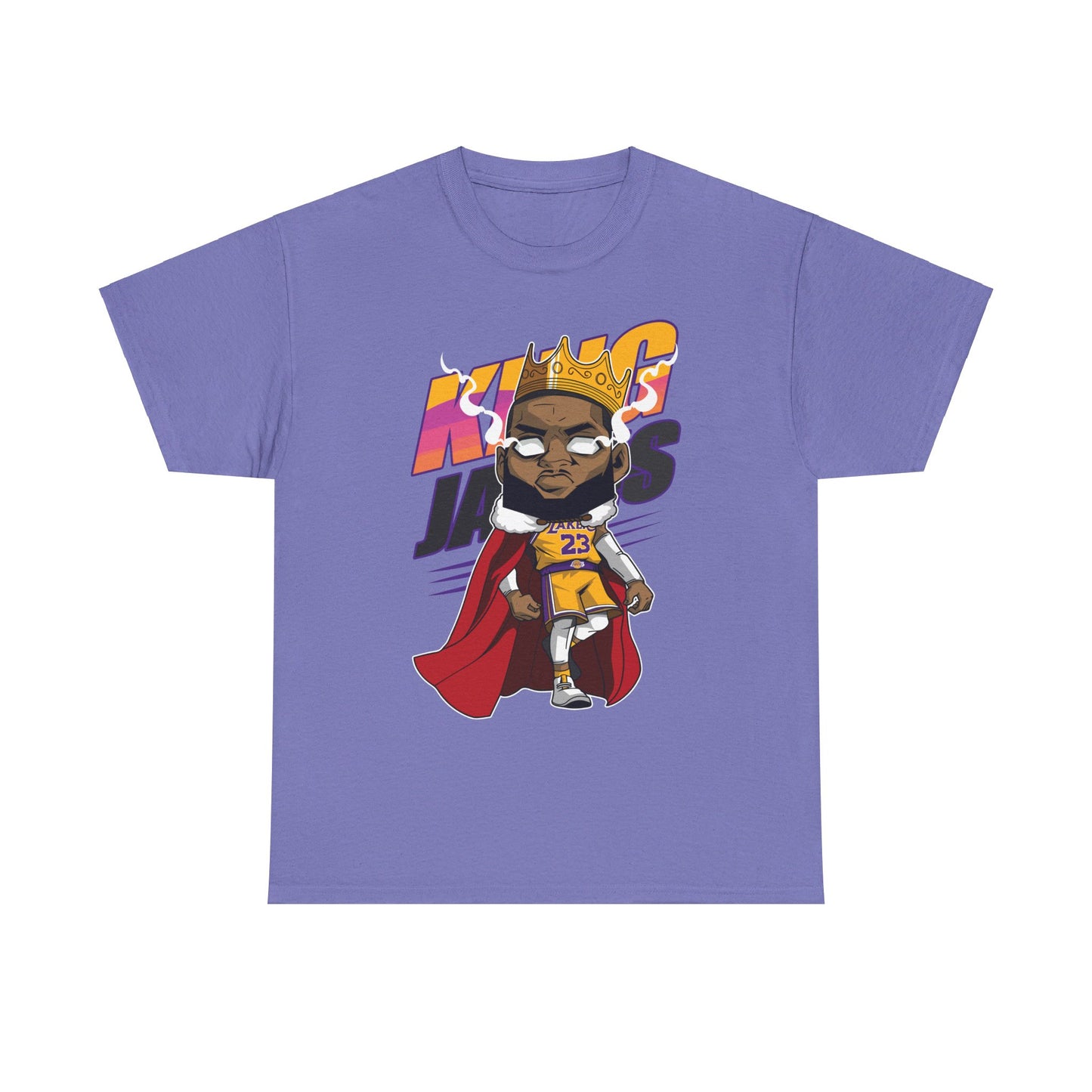 King James Crown Cape Unisex Heavy Cotton Tee