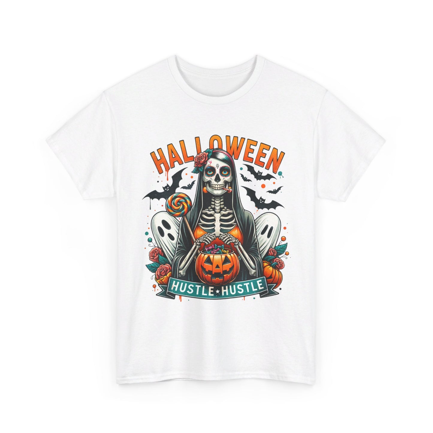 Halloween Hustle Hustle Unisex Heavy Cotton Tee