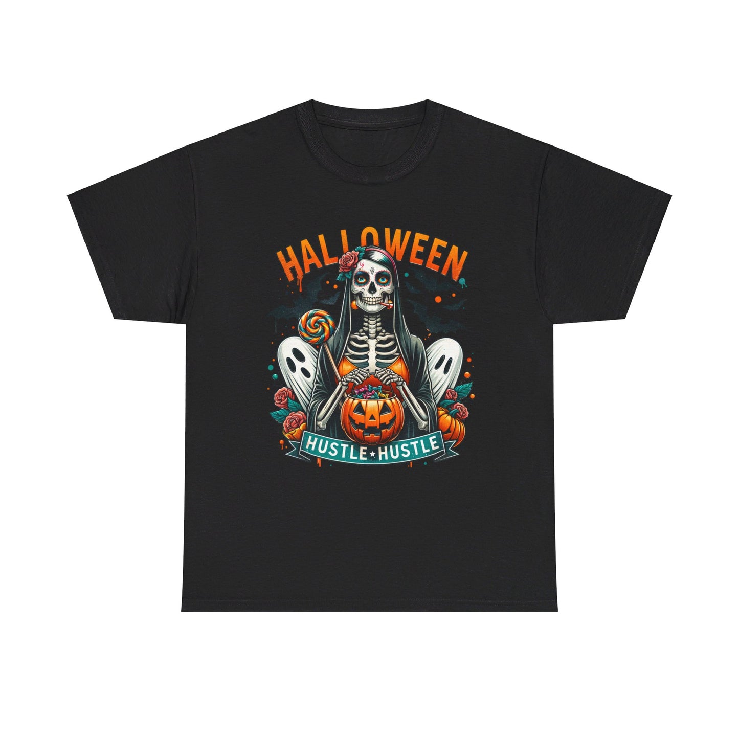 Halloween Hustle Hustle Unisex Heavy Cotton Tee