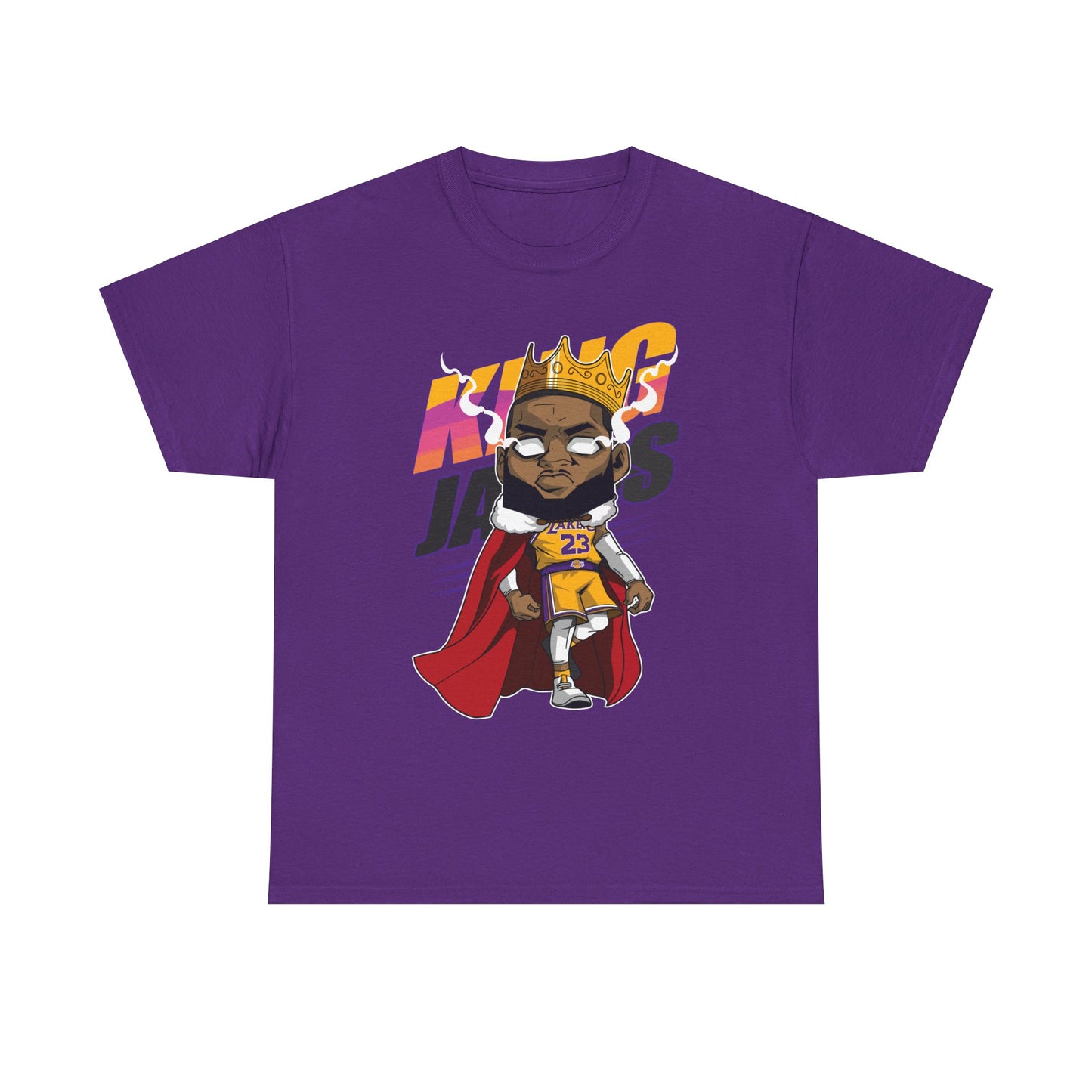 King James Crown Cape Unisex Heavy Cotton Tee