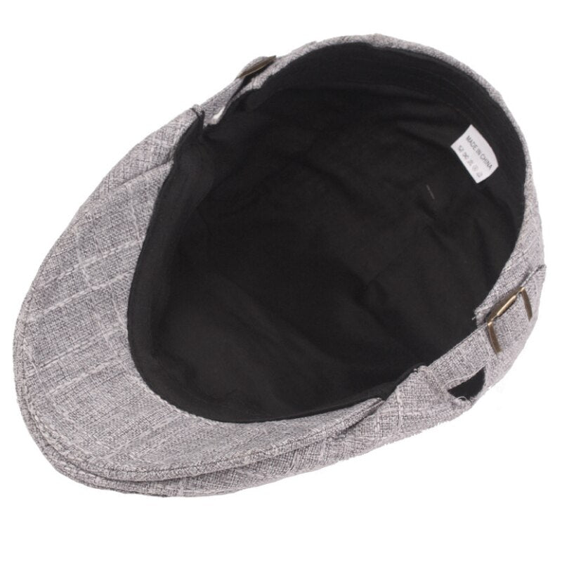 Womens Mens Berets Breathable Spring Summer Cap Linen Ivy Newsboy Flat Cap Male Female Artist Painter Beret Hat Beret Cap