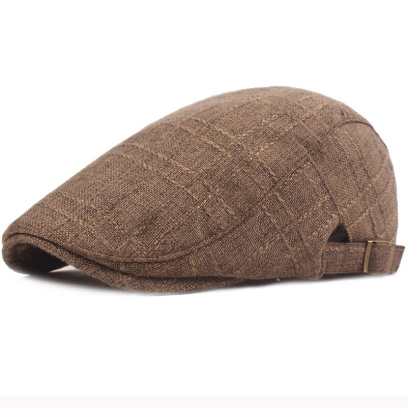 Womens Mens Berets Breathable Spring Summer Cap Linen Ivy Newsboy Flat Cap Male Female Artist Painter Beret Hat Beret Cap