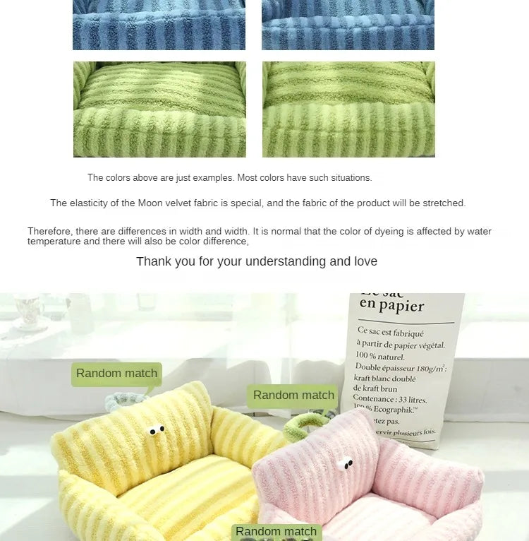 Our puppy sofa pet cat nest is the ultimate sleep haven for your fur babies.