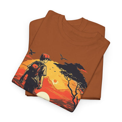 Sunset Hike Walk Unisex Heavy Cotton Tee