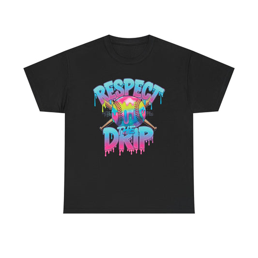 "Respect the Drip" Unisex Heavy Cotton Tee Graphic T-Shirt for Trendsetters