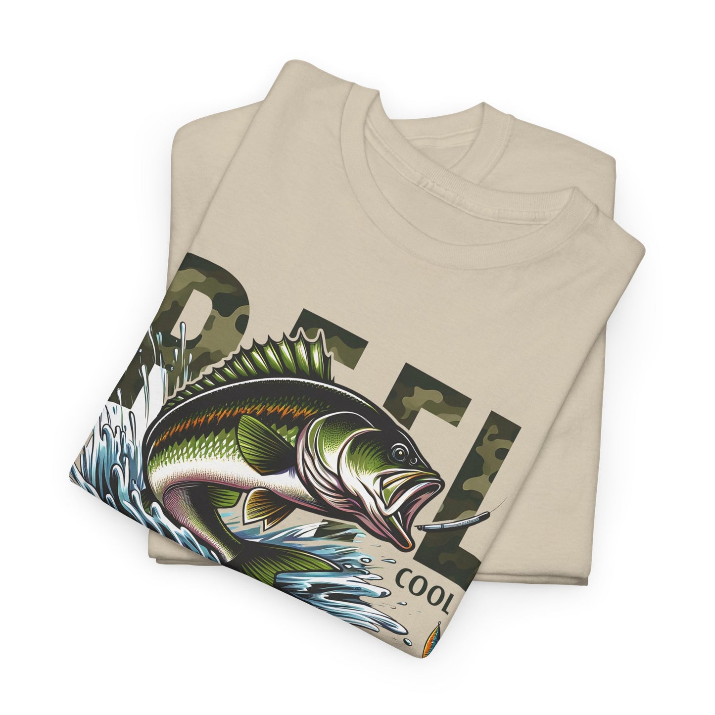 Fishing T‑Shirt — 'Reel Dad' Graphic Tee with Fish & Rod (Father's Day Gift)