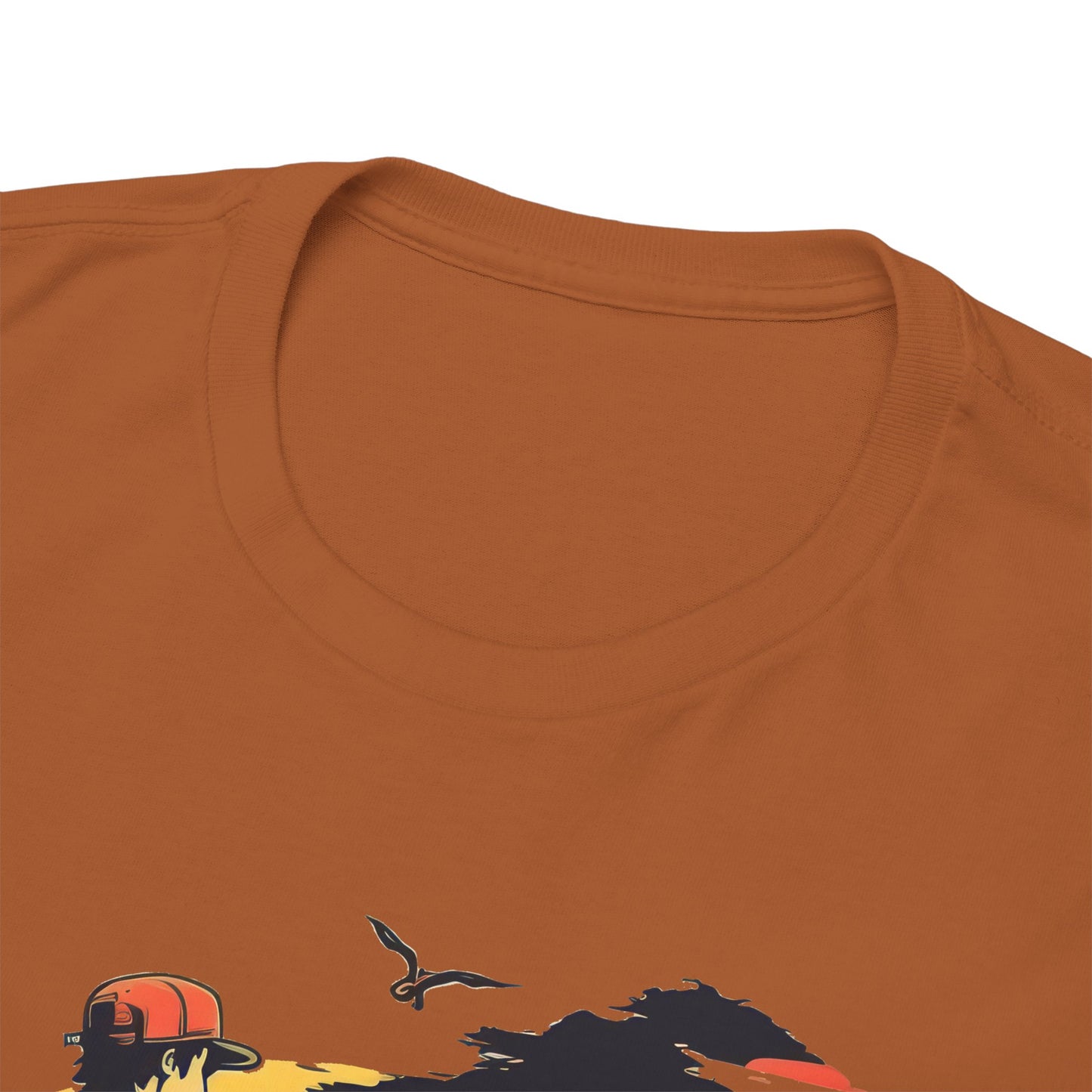 Sunset Hike Walk Unisex Heavy Cotton Tee