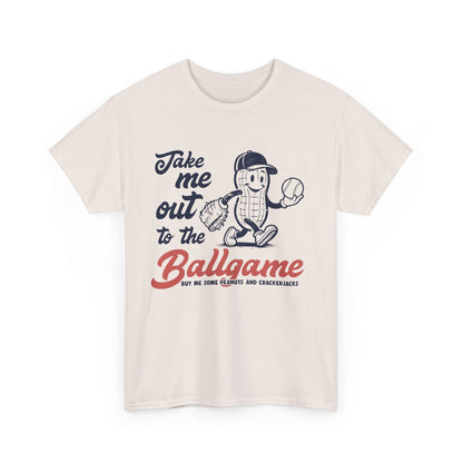 Take Me Out to the Ball Game Cotton Tee - Perfect for Baseball Fans