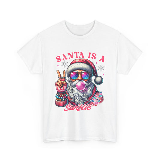 Santa is a Surfie Unisex Heavy Cotton Tee