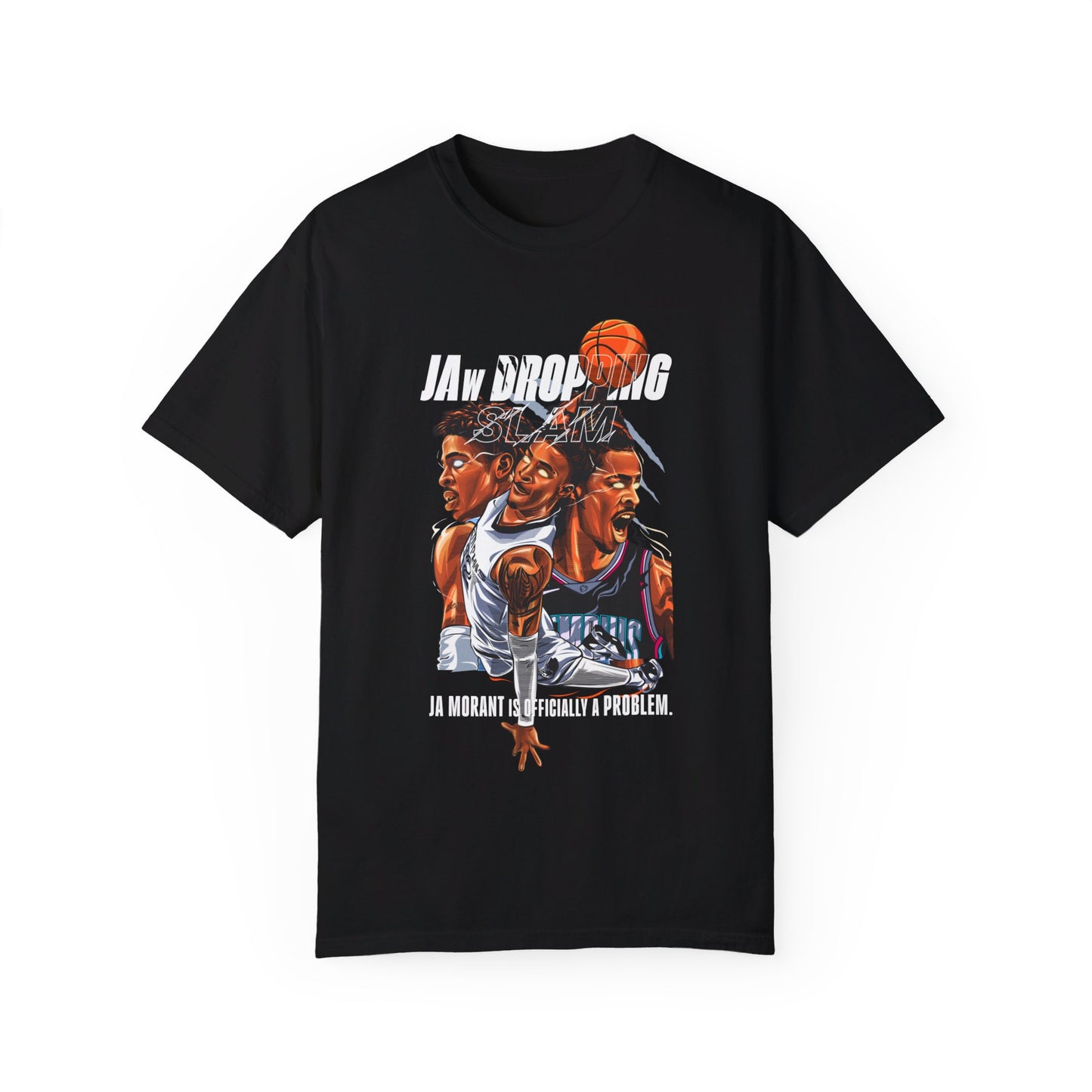 Ja Morant Jaw Dropping Unisex Garment-Dyed T-shirt