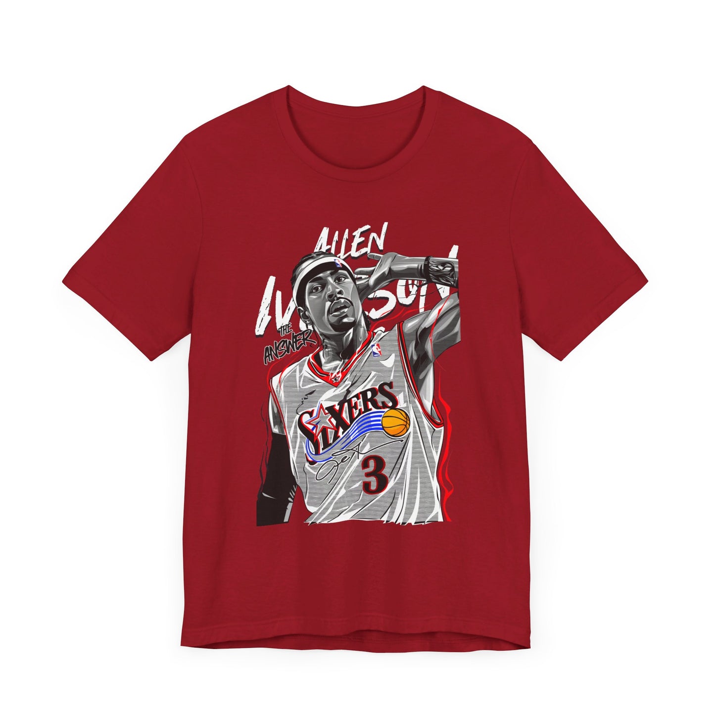 Allen Iverson The Answer Unisex Jersey Short Sleeve Tee