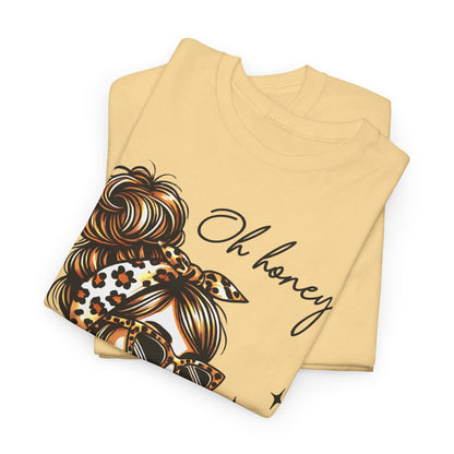 Oh honey I Am That Mom Unisex Heavy Cotton Tee - Perfect Gift for Moms, Casual Wear, Birthday & Mother's Day