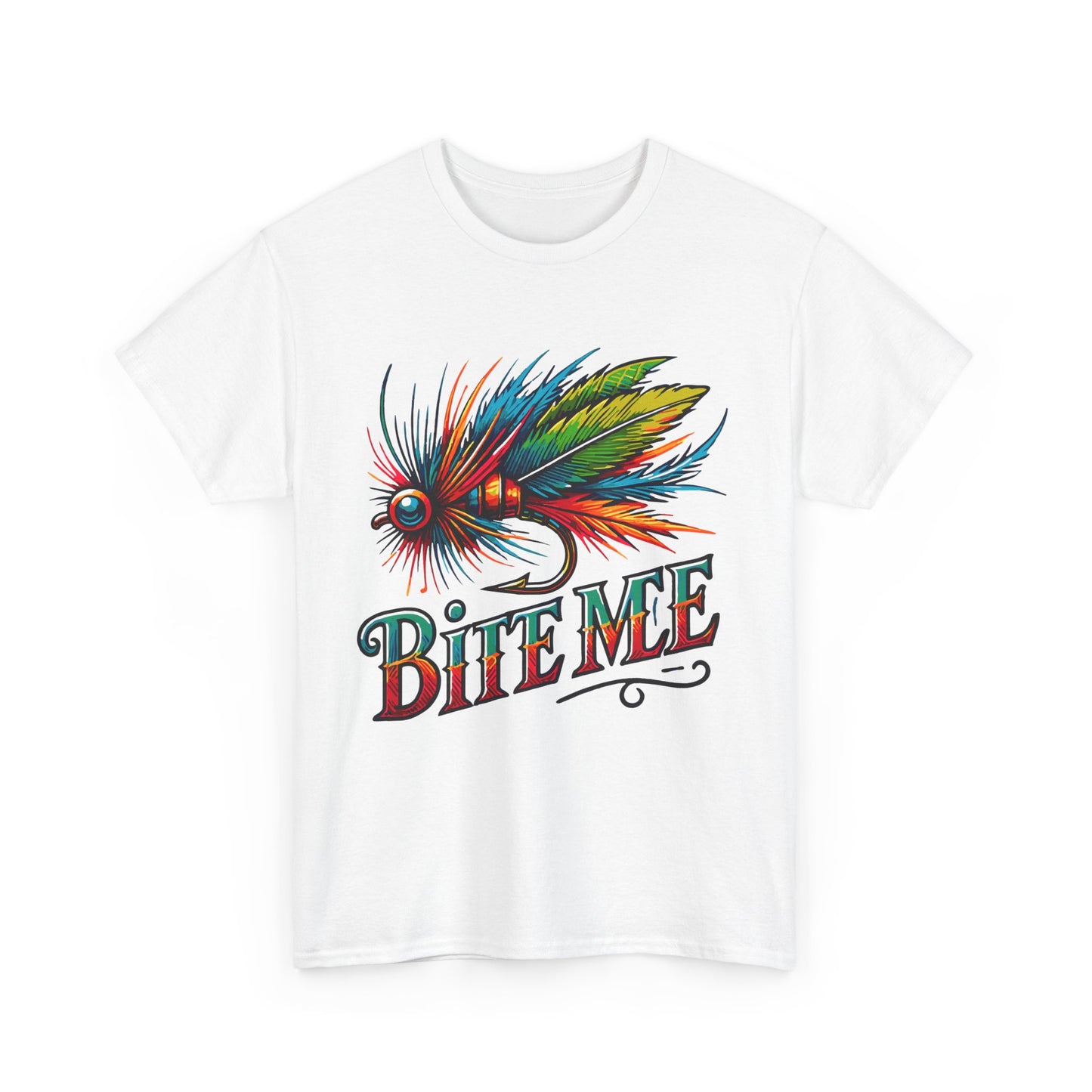 Bite Me Tackle Unisex Heavy Cotton Tee